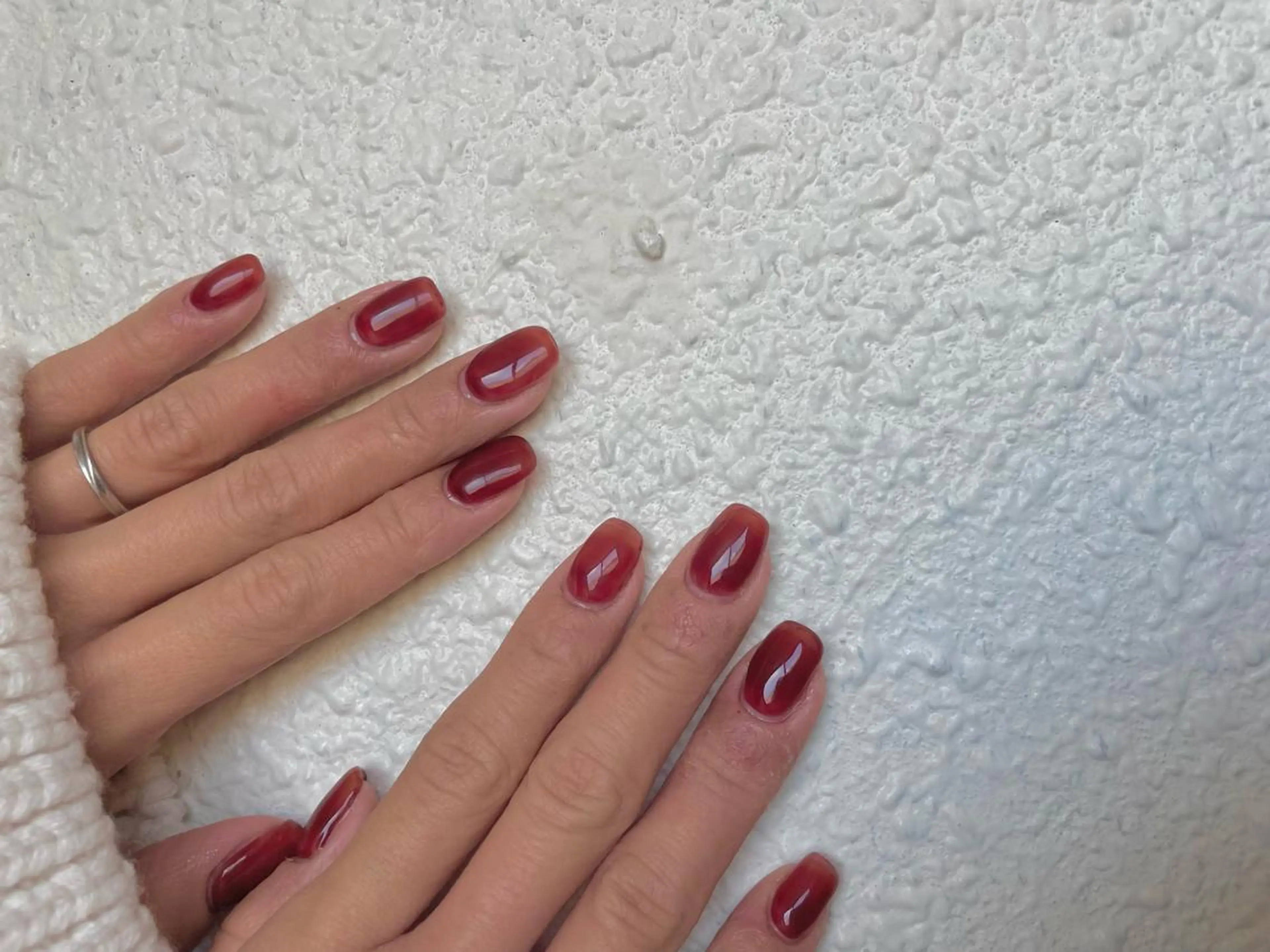 ネイル クリアネイル フラッシュネイル 氷ネイル・うるうるネイル ロングネイル マグネットネイル Ri-e's nailのネイルデザイン