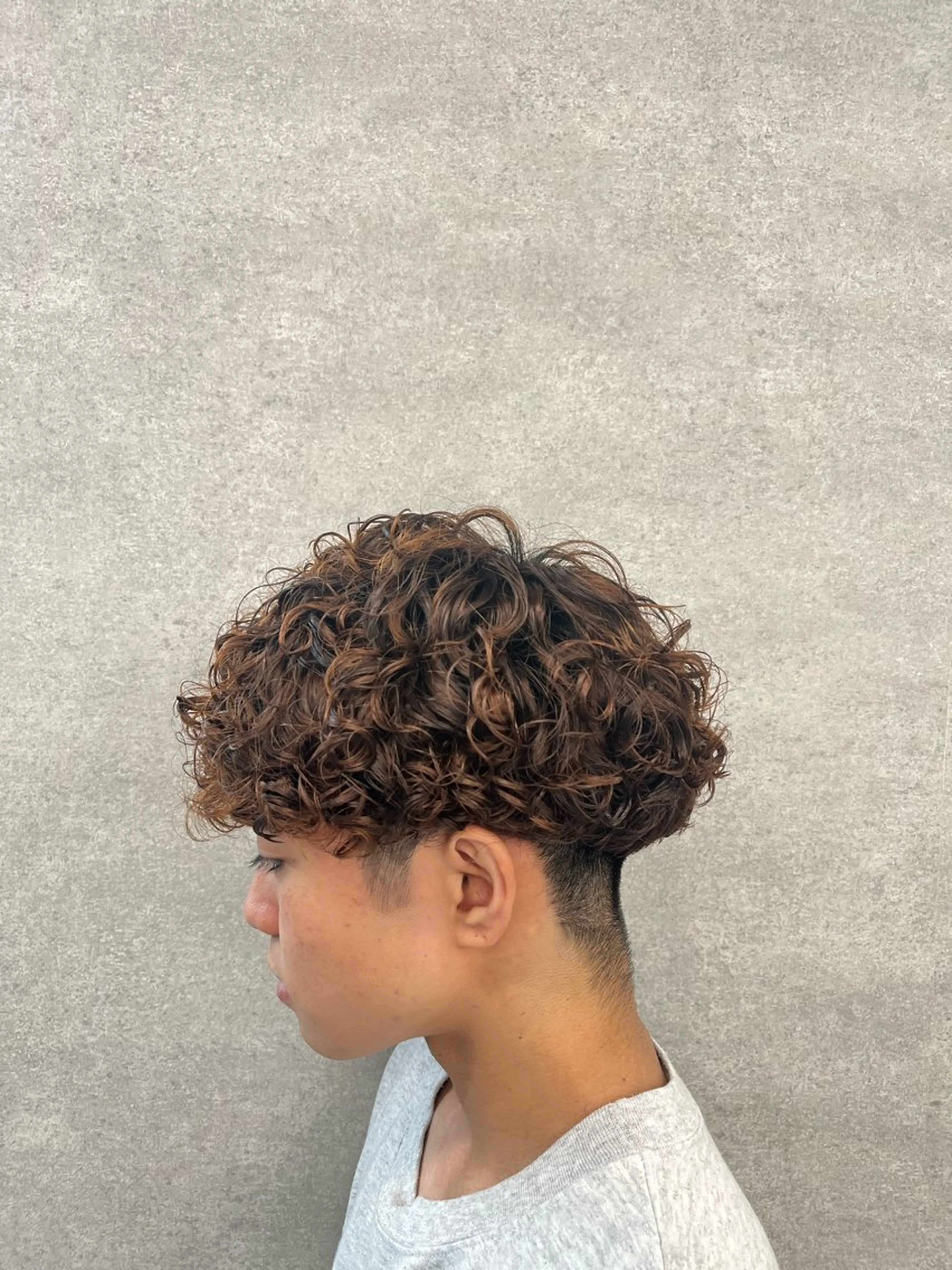 ショート カラー パーマ ヘアアレンジ メンズ キッズ 🔥メンズパーマ🔥 菅原楓のヘアスタイル