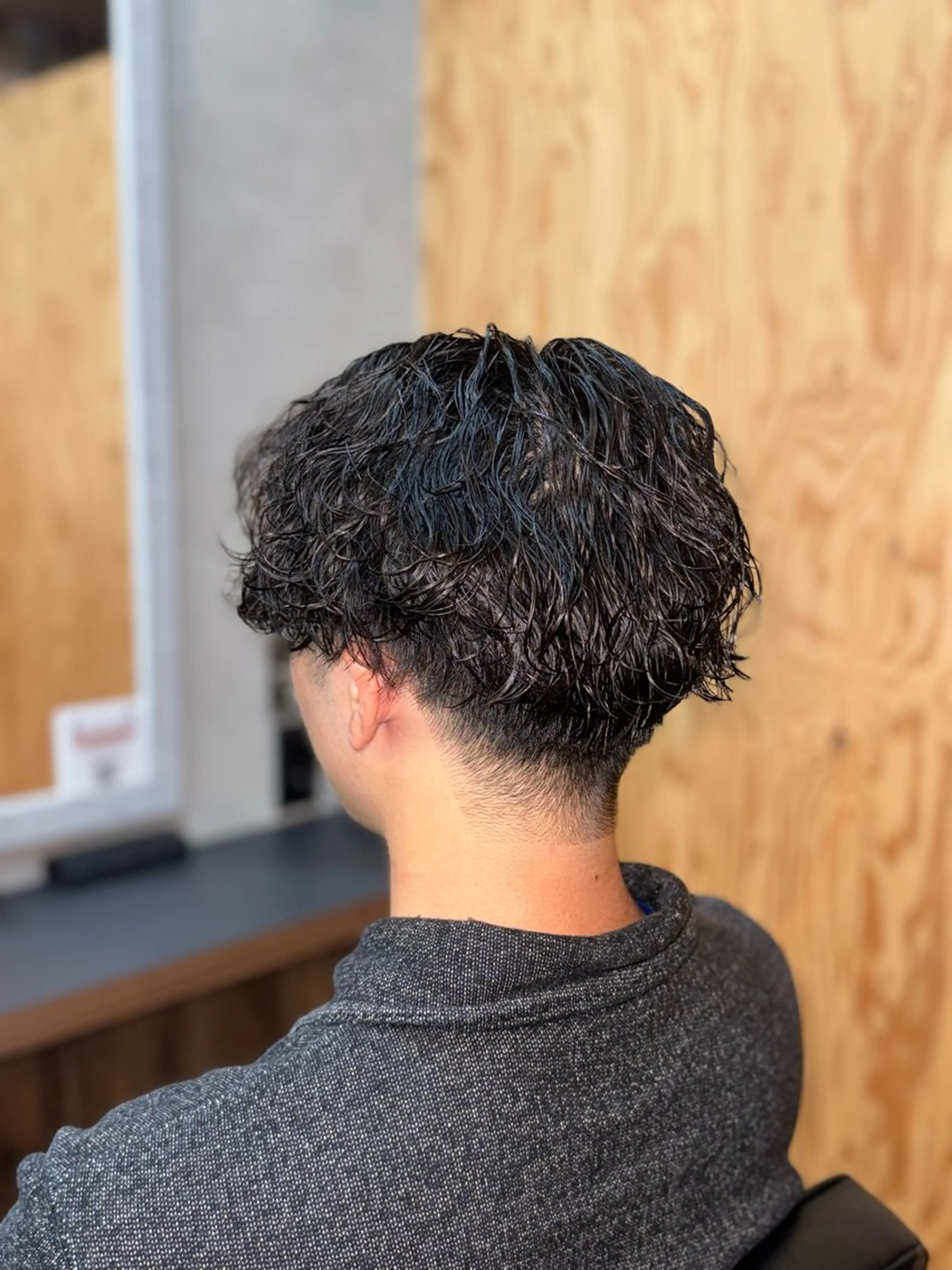 ショート パーマ メンズ カット パーマ 増山 諒 【メンズ専門美容師】のヘアスタイル