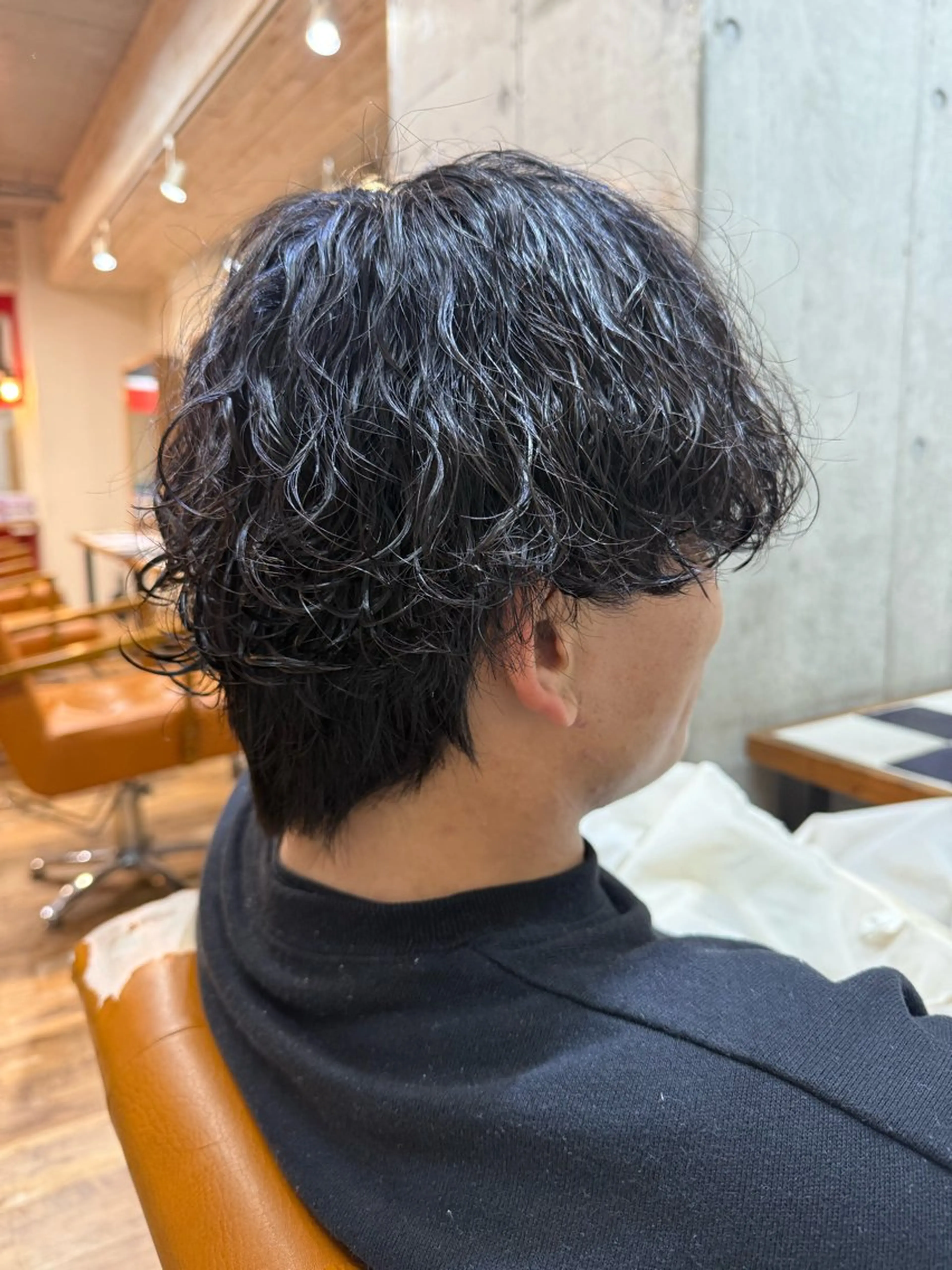 パーマ ヘアアレンジ メンズ カット パーマ トリートメント ヘアセット 💞艶カラー/ ブリーチ💞ユウカのヘアスタイル