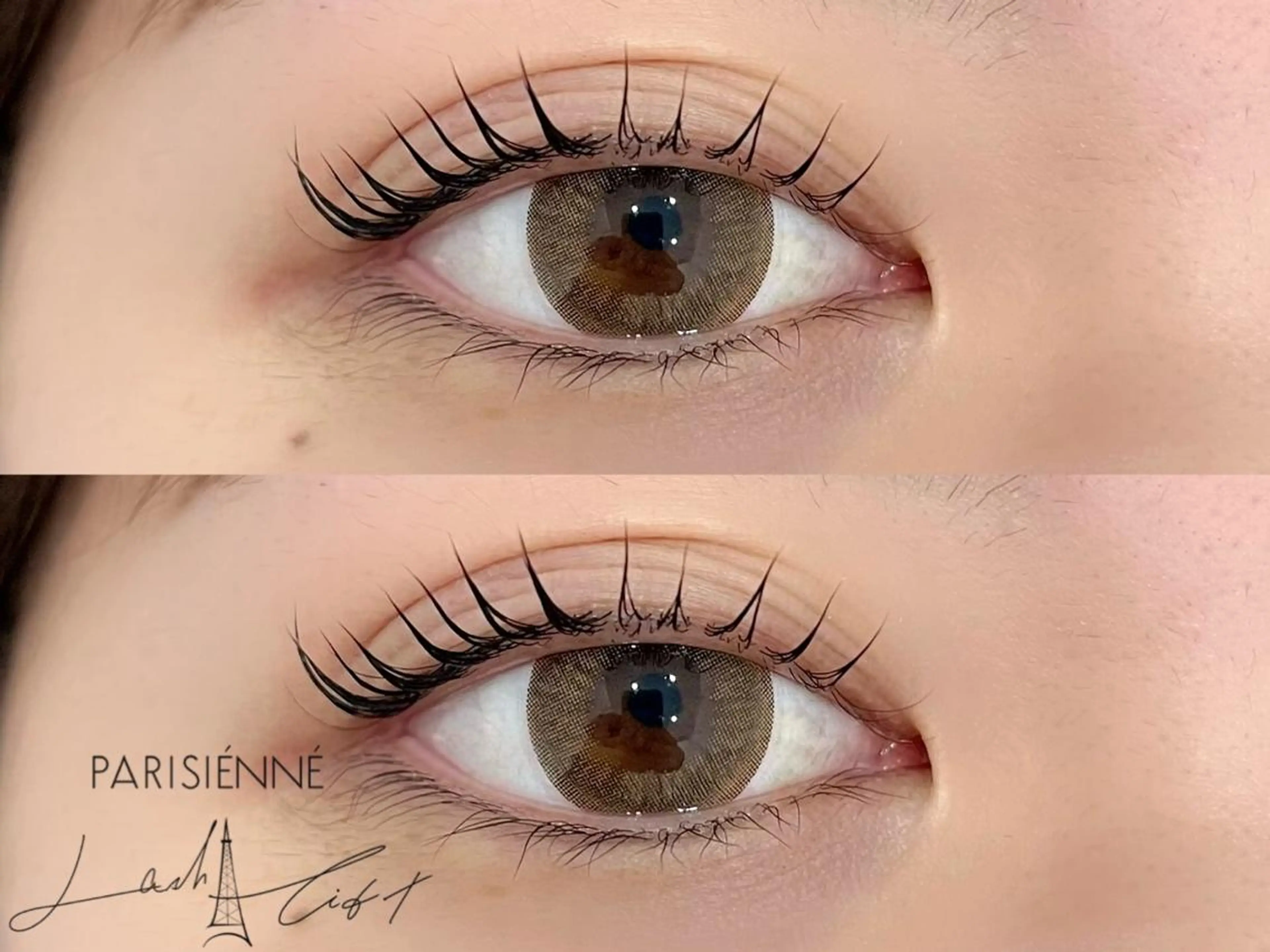 マツエク・マツパ パリジェンヌラッシュリフト MAQUM𖤐 Satsumiのマツエク・マツパデザイン