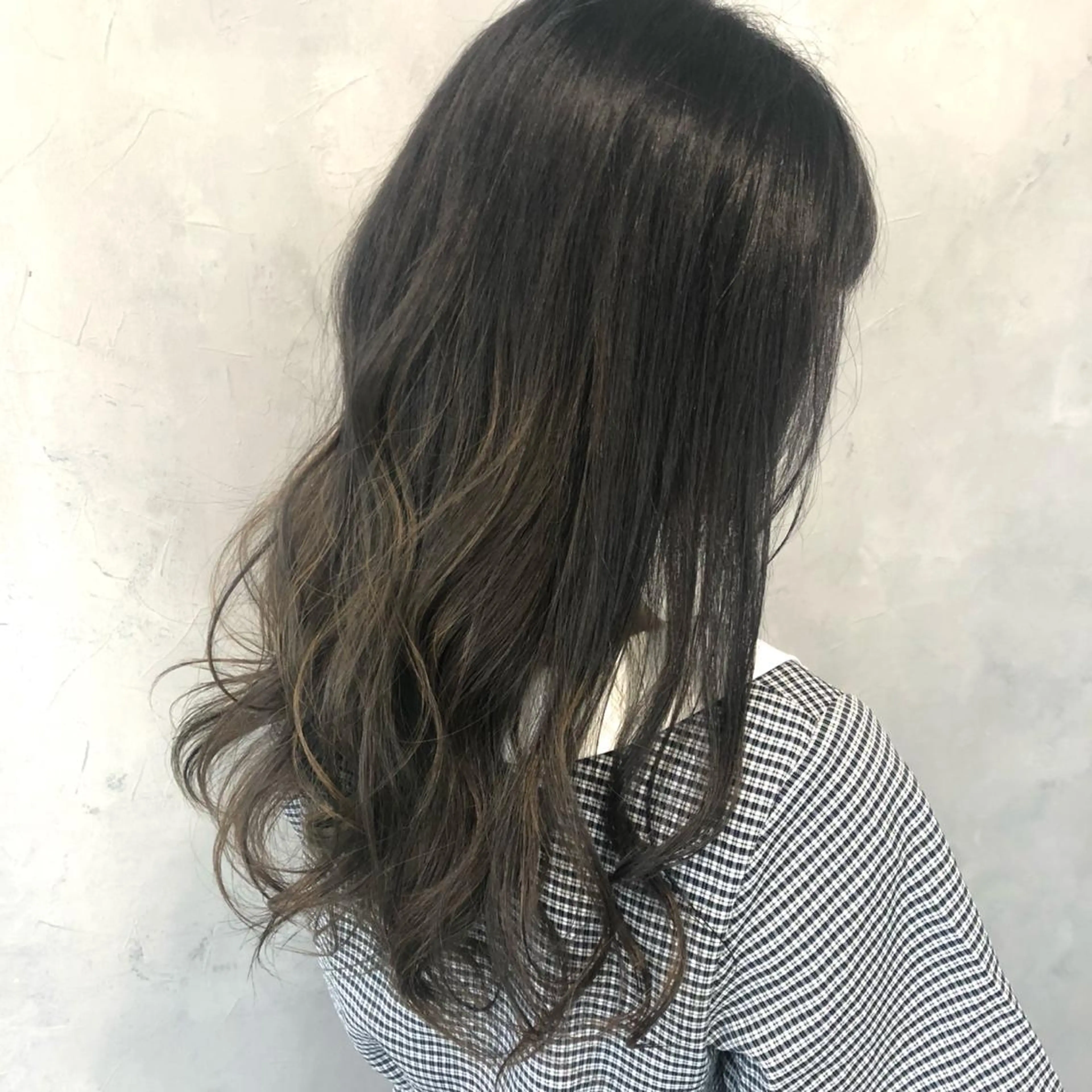 セミロング ヘアカラー 南都 良太のヘアスタイル