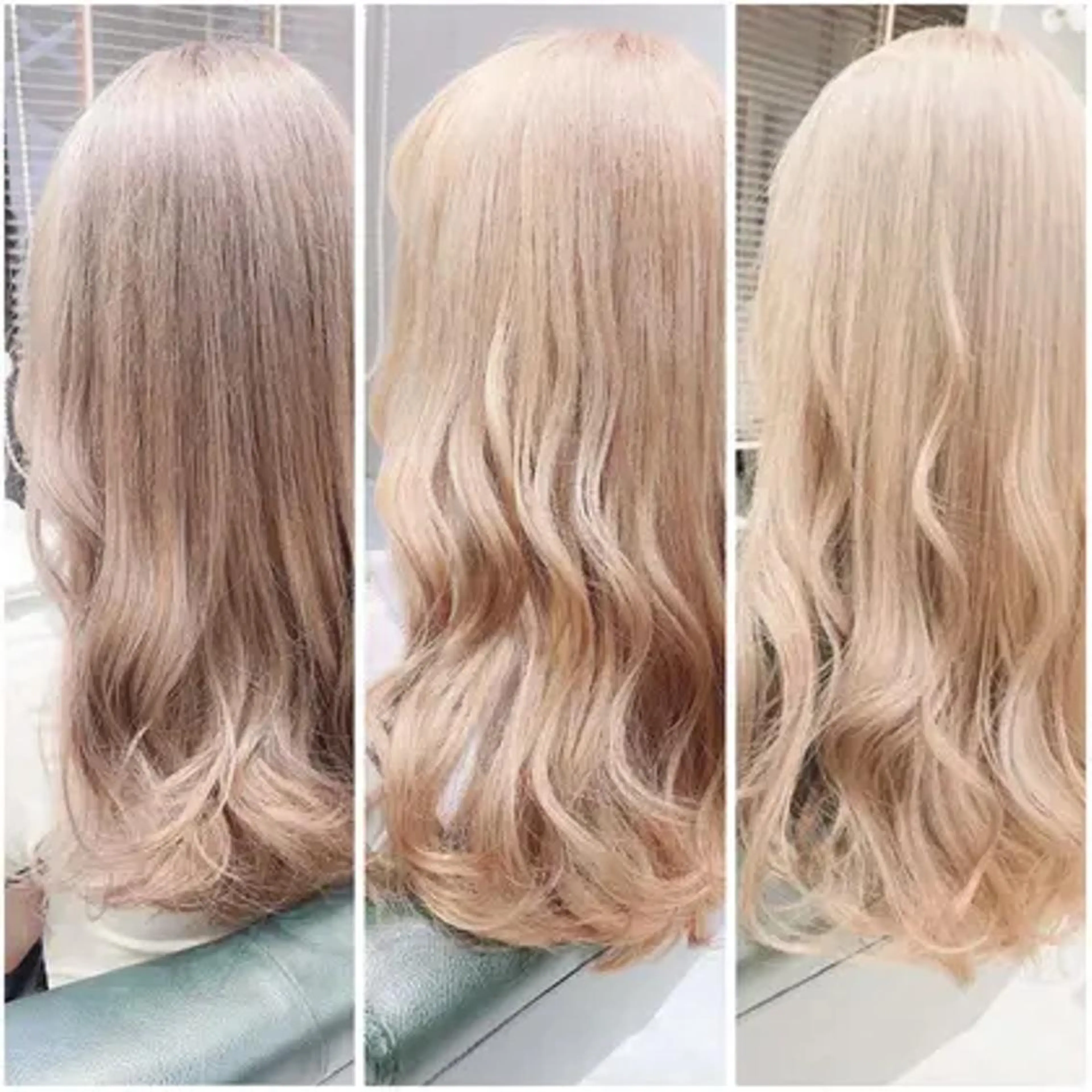 【ブリーチ2回 ダブルカラー】嫌な赤味を完全排除！２回ブリーチ＋透明感カラーの写真