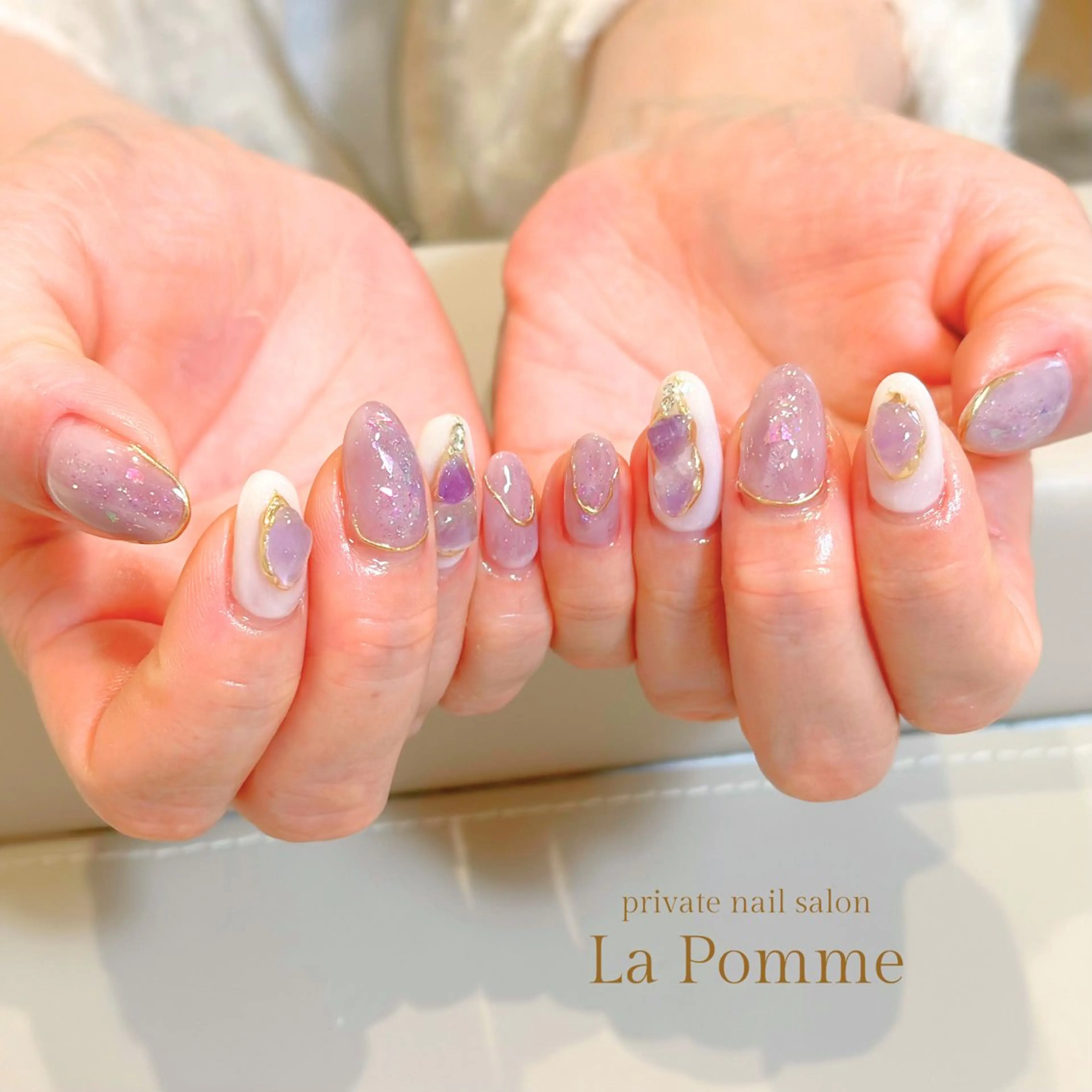 ネイル ハンドネイル nail salon La Pommeのネイルデザイン