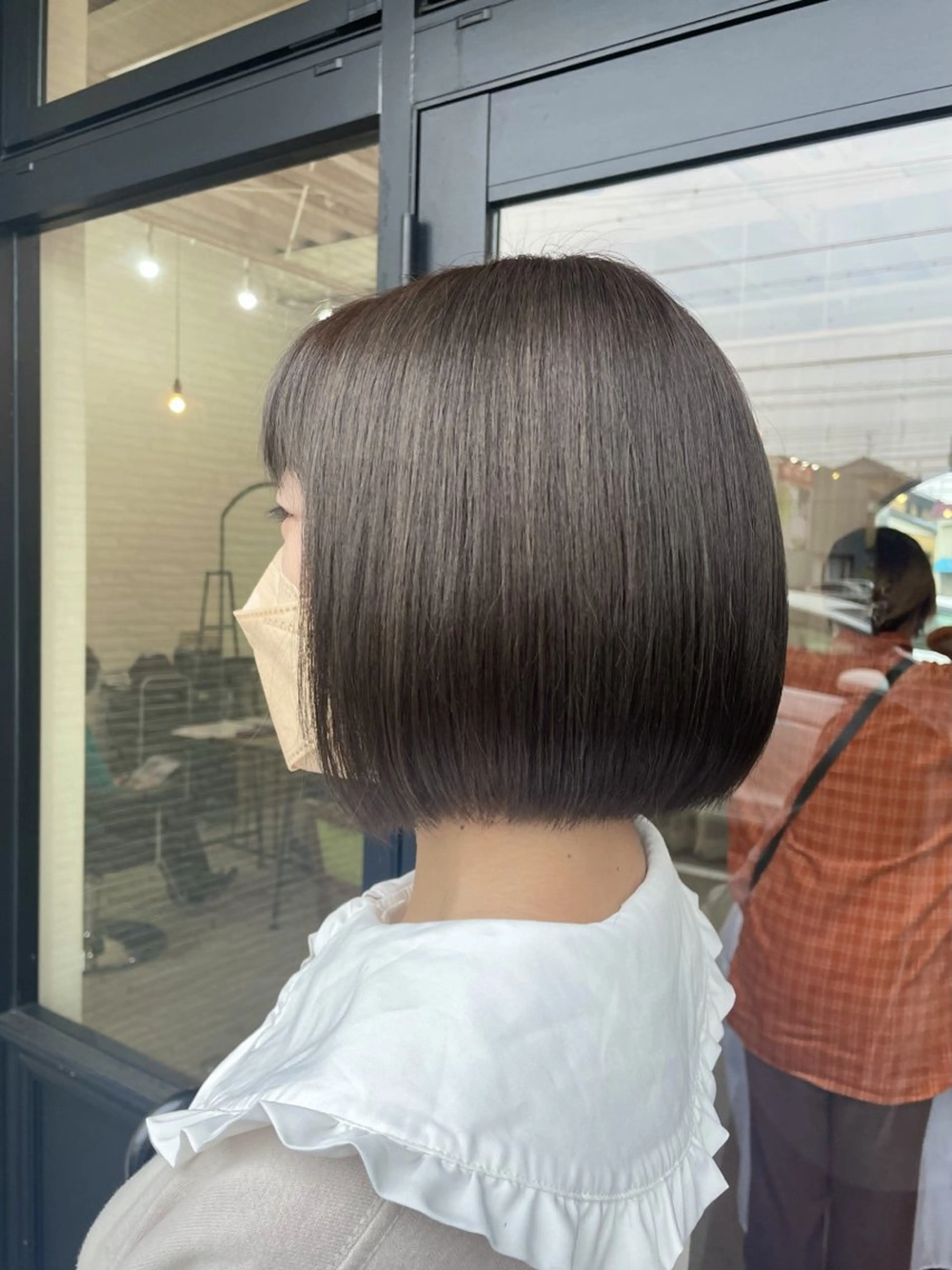 カラー アッシュ ブリーチ 透明感カラー 小久保 里紗のヘアスタイル