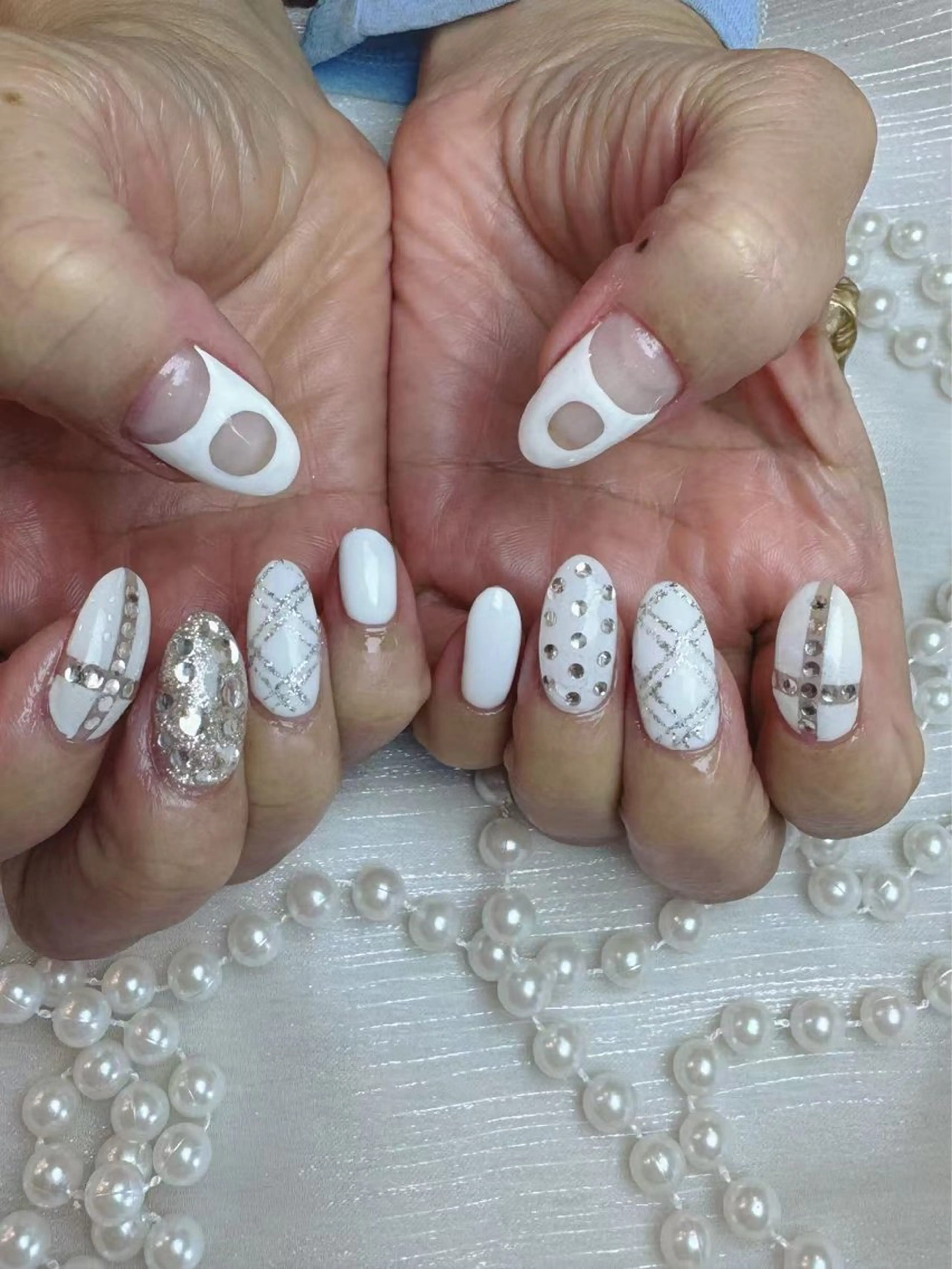 ネイル アートネイル フットネイル ジェルネイル ハート マグネットネイル Babarla Nailのネイルデザイン