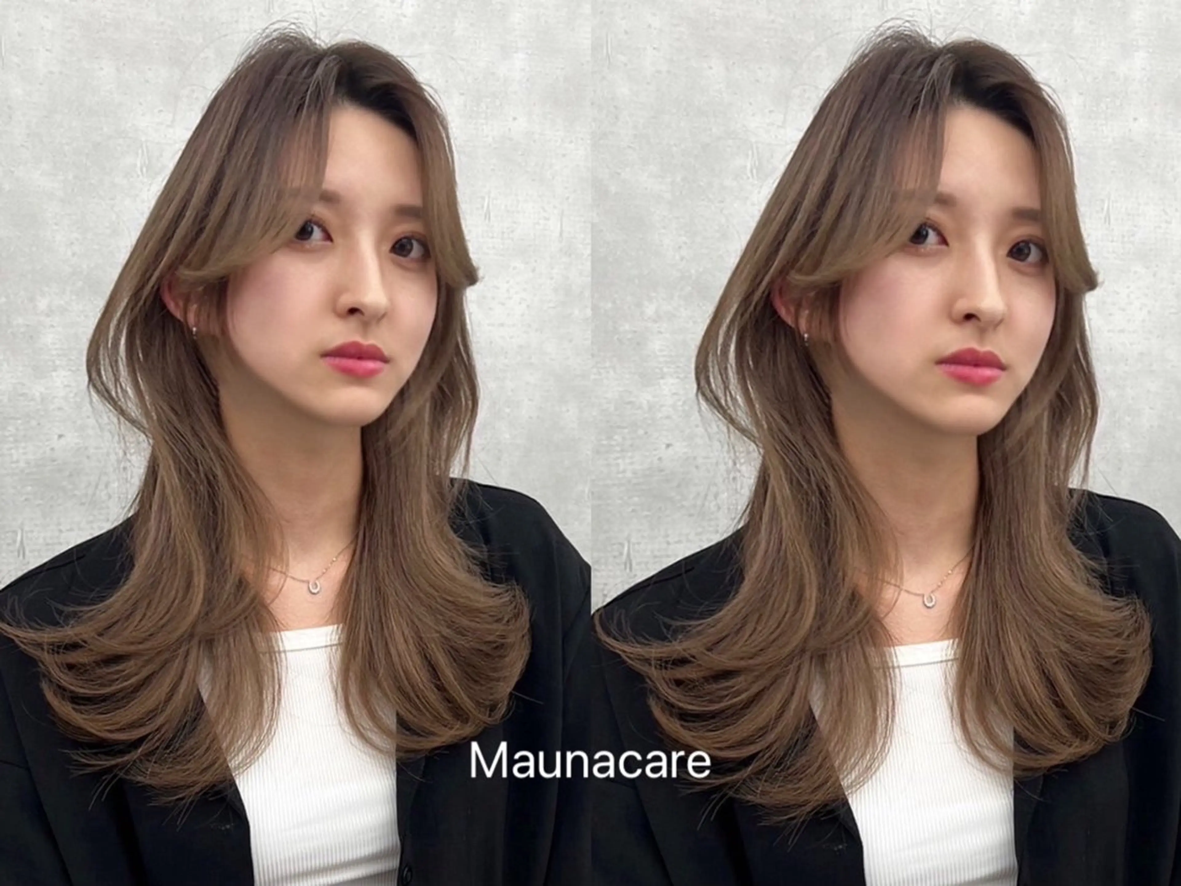 ロング カラー 韓国風ヘア レイヤーカット レイヤー/艶カラー /韓国ヘア/高松のヘアスタイル