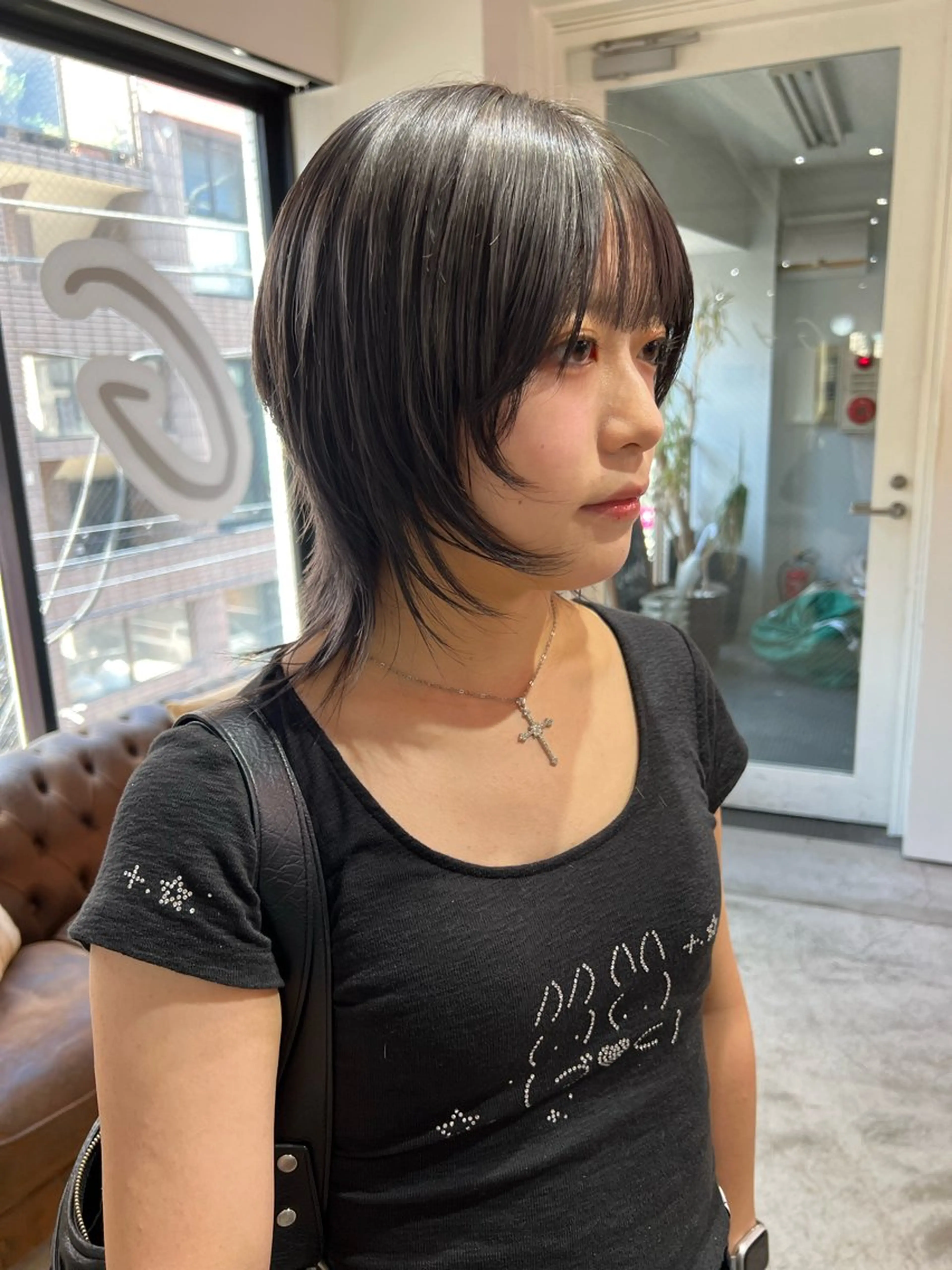 ミディアム カット 💥ウルフカット デザインあんな💥のヘアスタイル