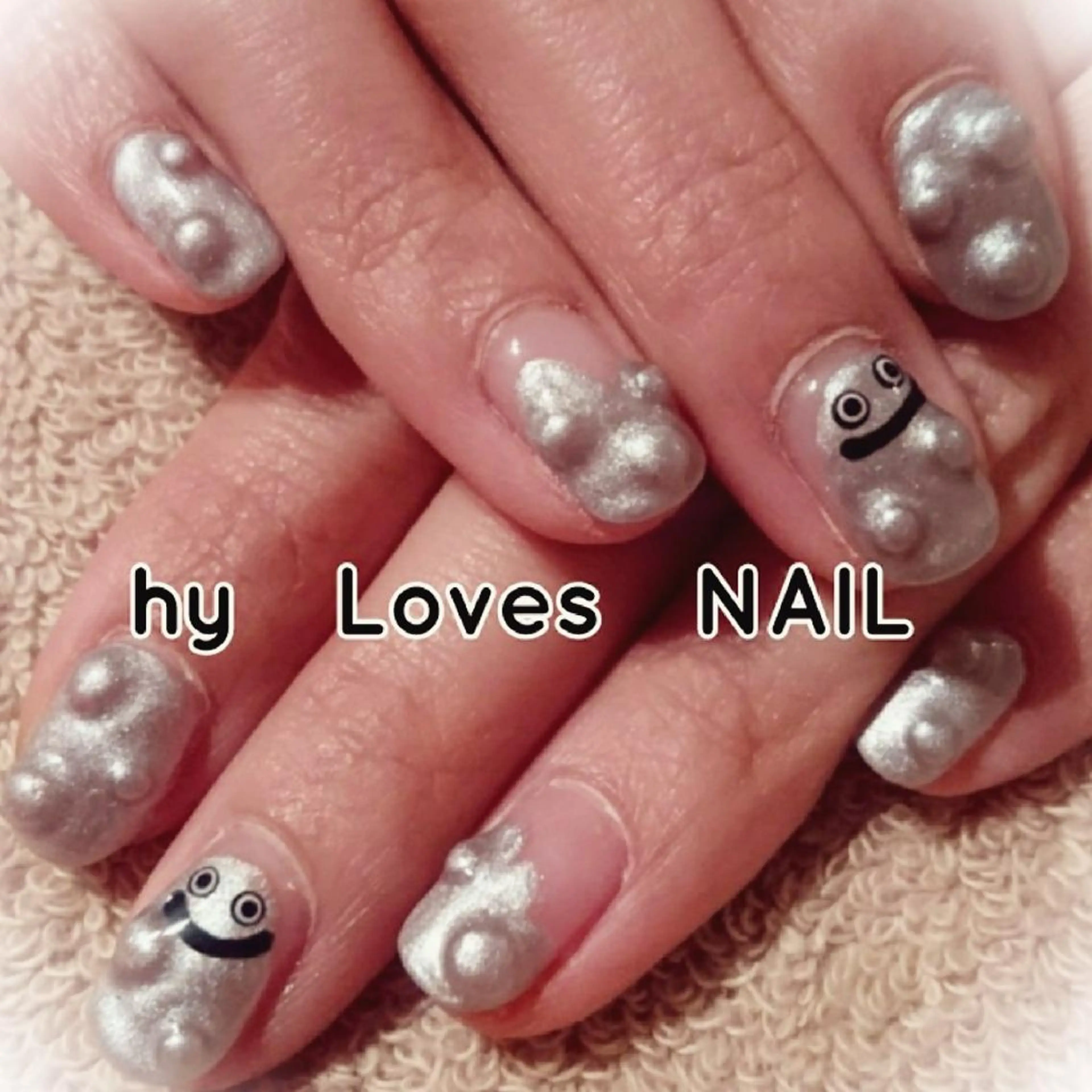 ネイル ジェルネイル ショートネイル ハンドネイル よしだ ひろきのネイルデザイン