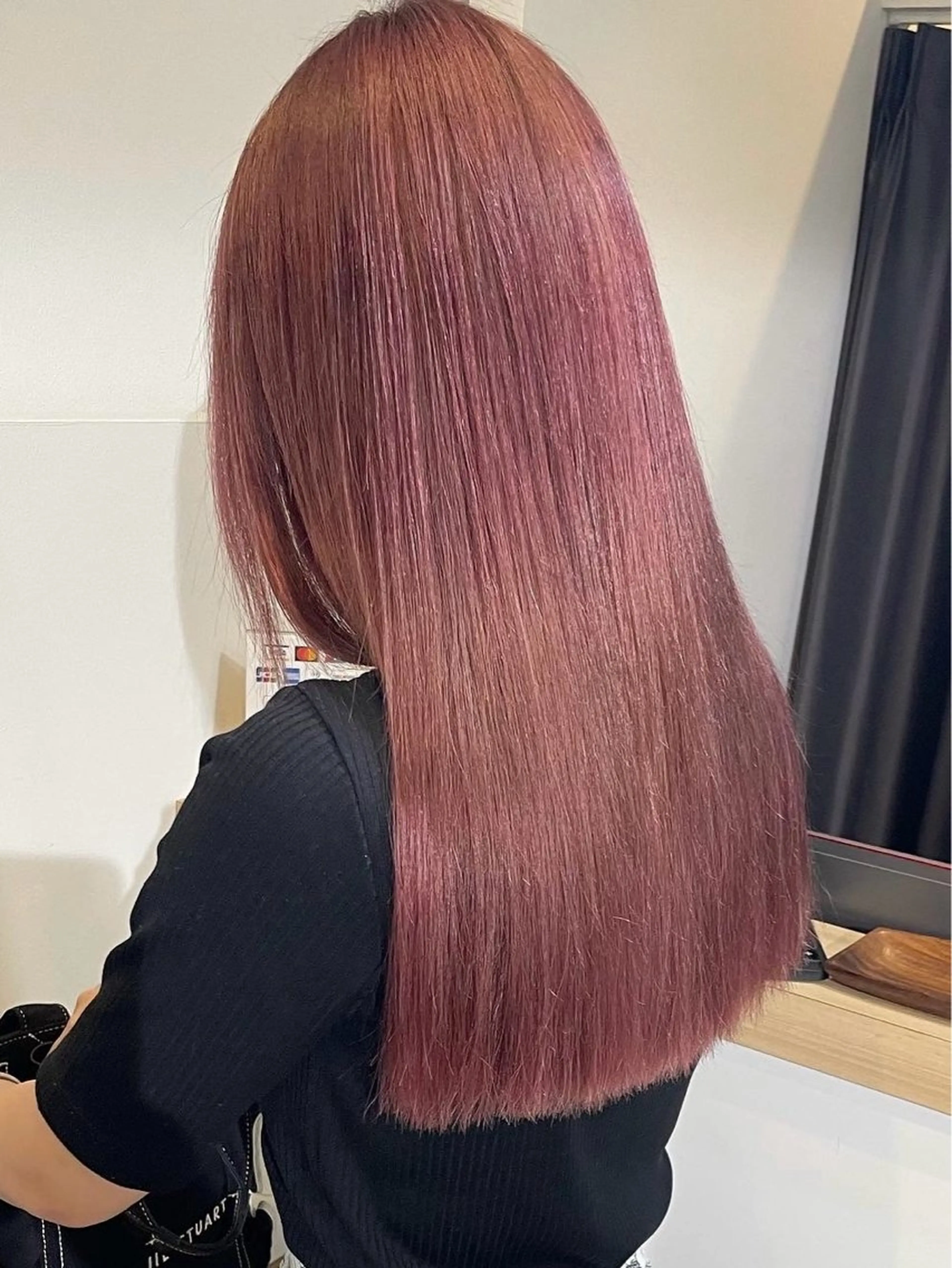 ロング カラー 💚色落ちまで可愛い 髪質改善カラーゆうまのヘアスタイル