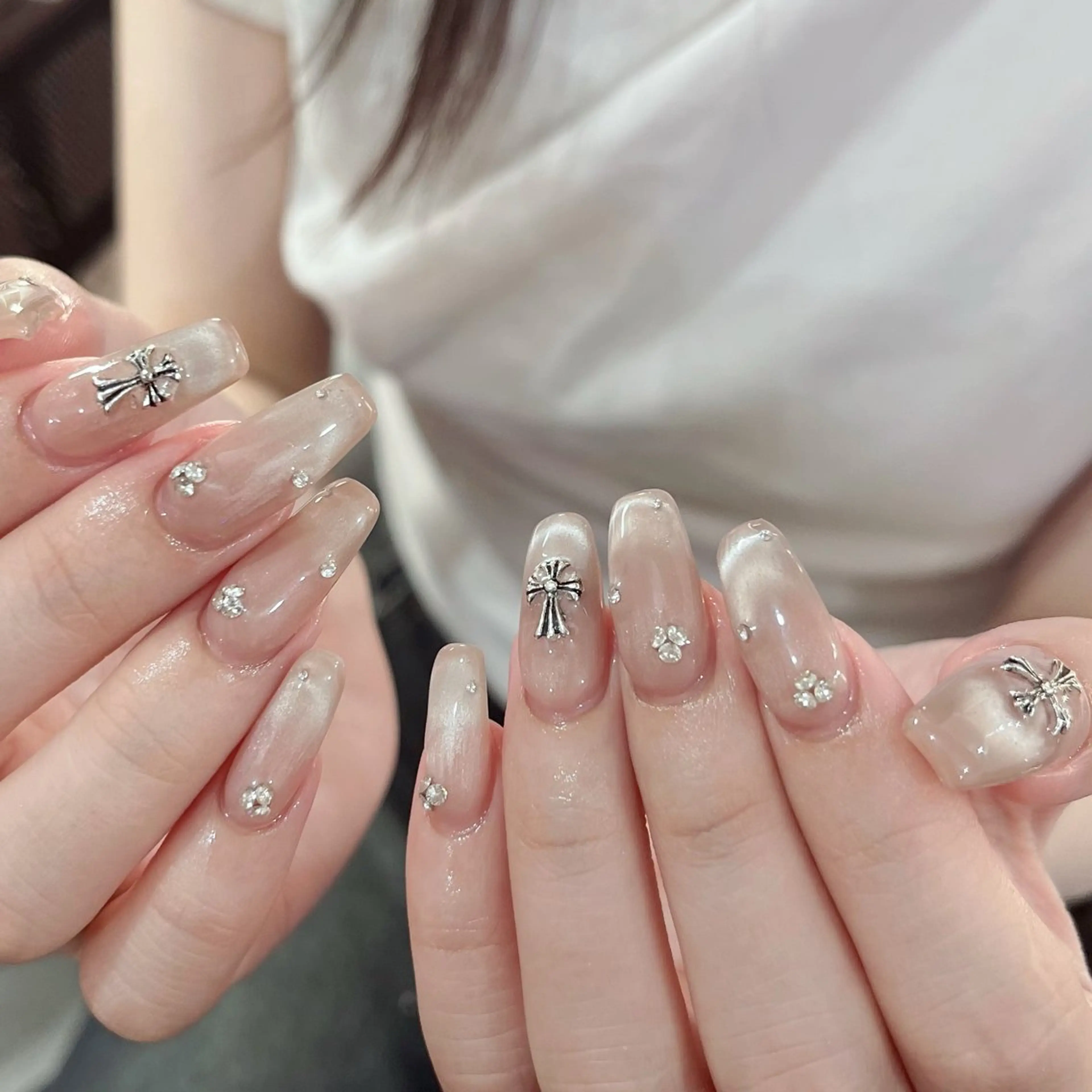 ネイル 韓国ネイル ワンホンネイル ハンドネイル ハンドケア Chang _Nailのネイルデザイン
