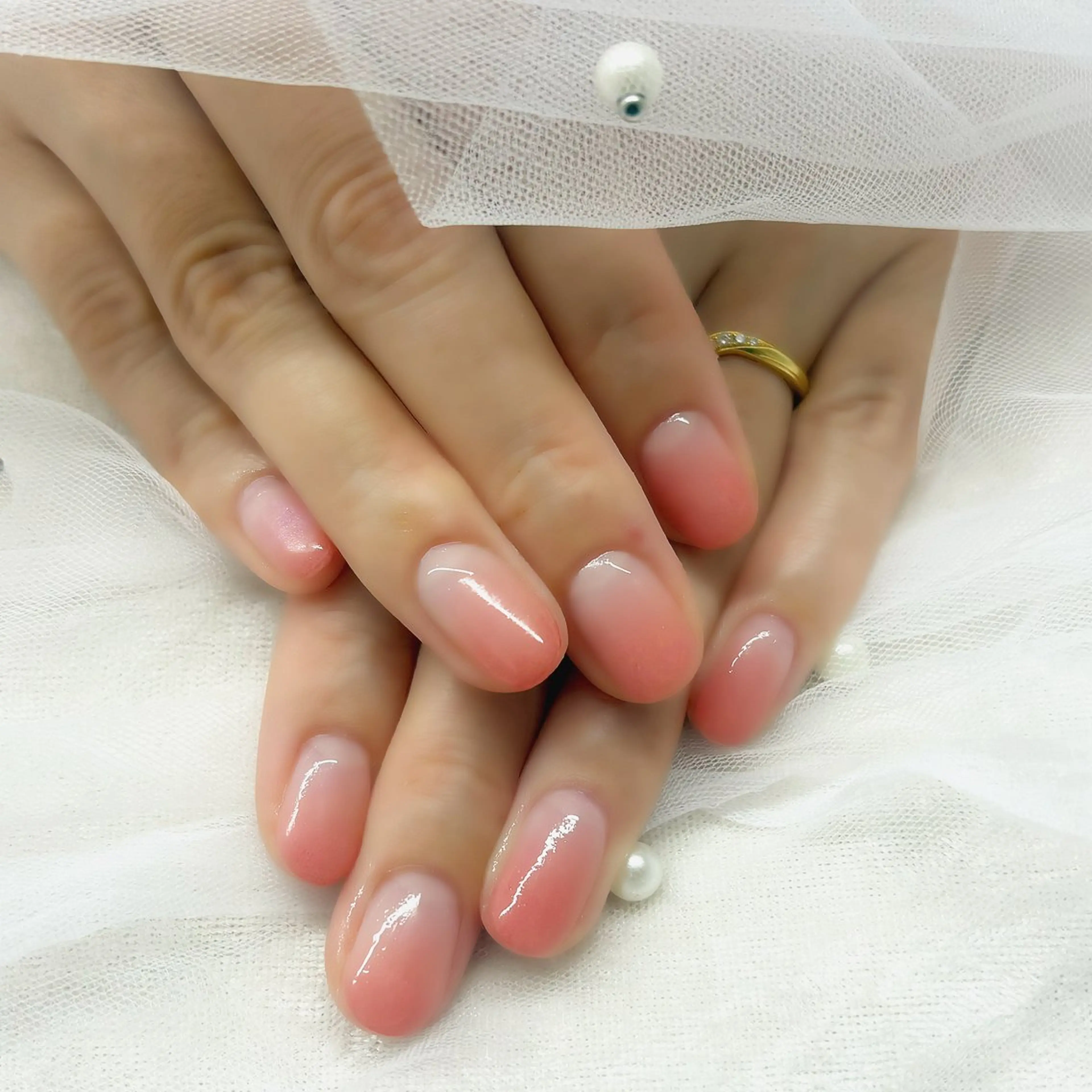 グラデーションネイル(オフあり)の写真