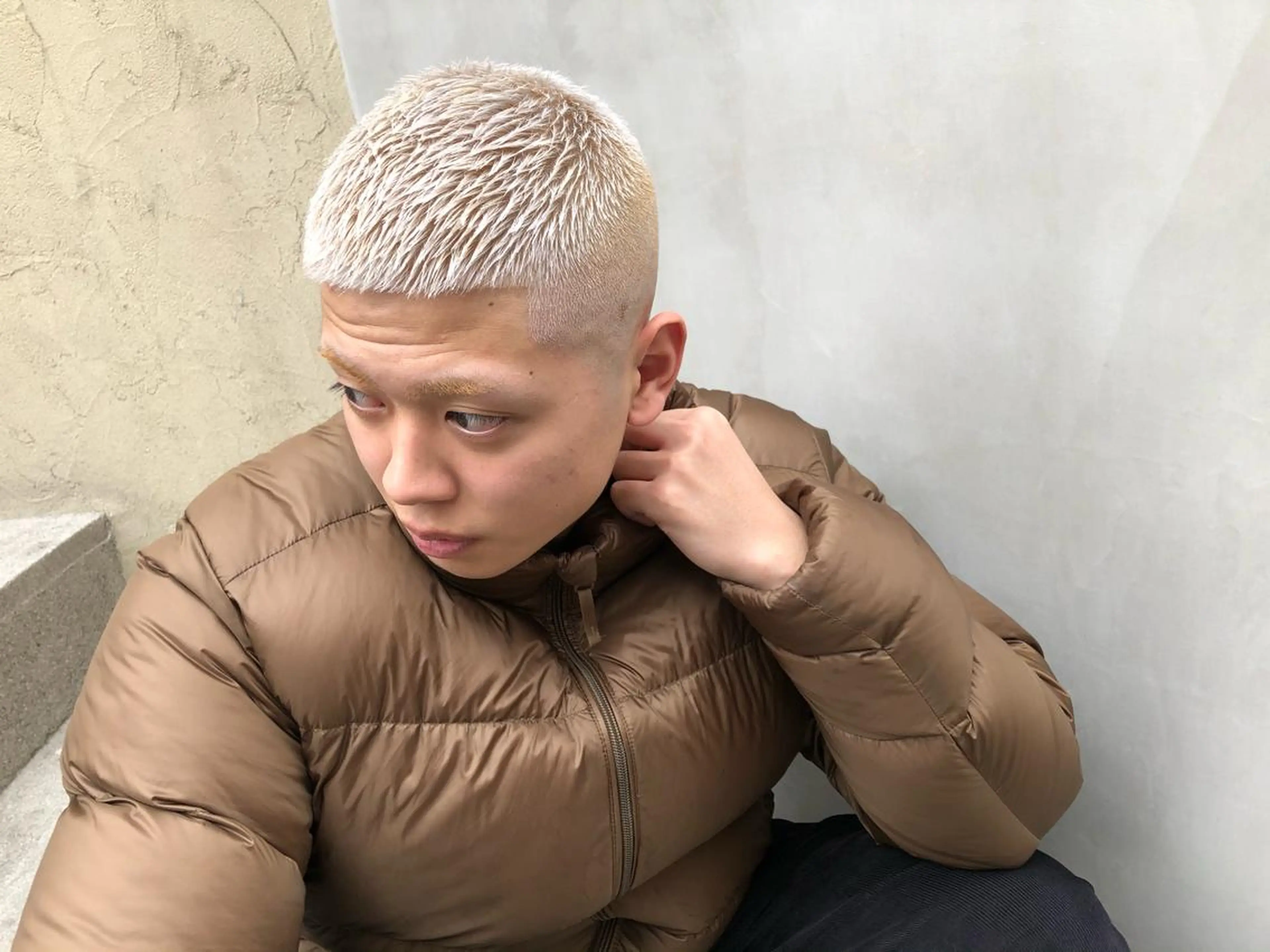 ショート カラー メンズ BRUNTJET所属・MAEDA MADOKAのヘアスタイル