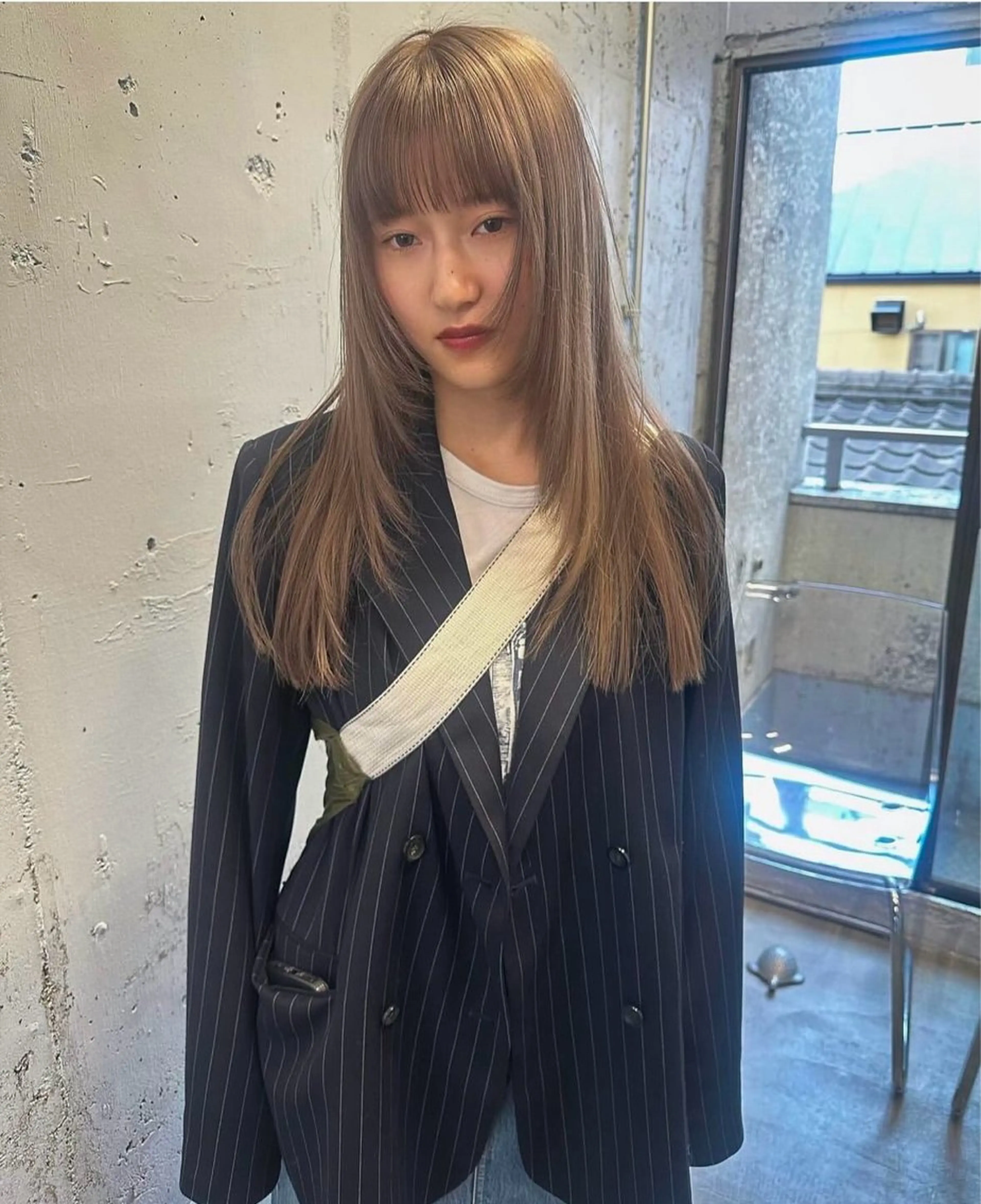 カラー ヘアカラー ロングレイヤー ¥0🎀MEIのヘアスタイル