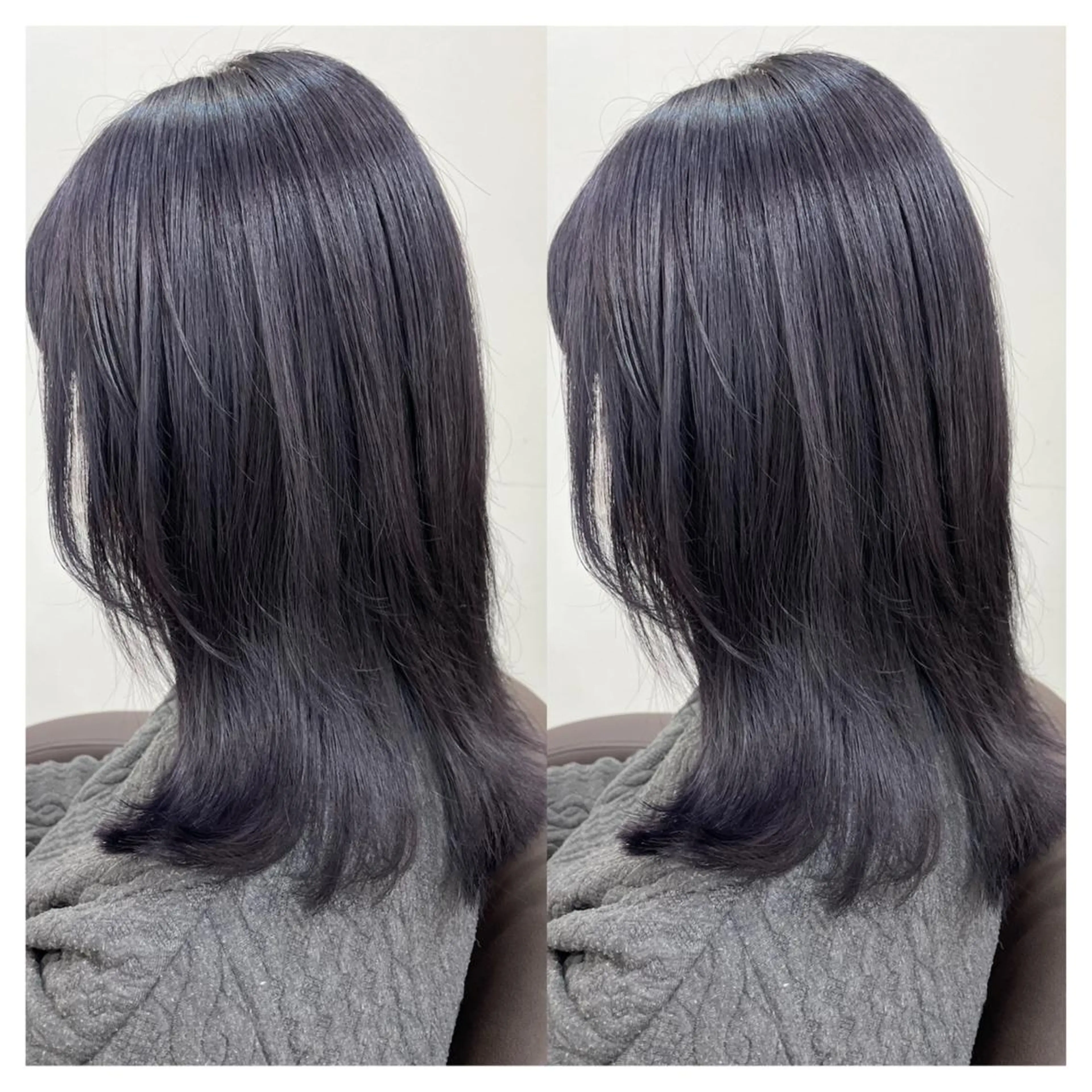 ミディアム カラー カット ヘアカラー トリートメント 村山 茉衣のヘアスタイル