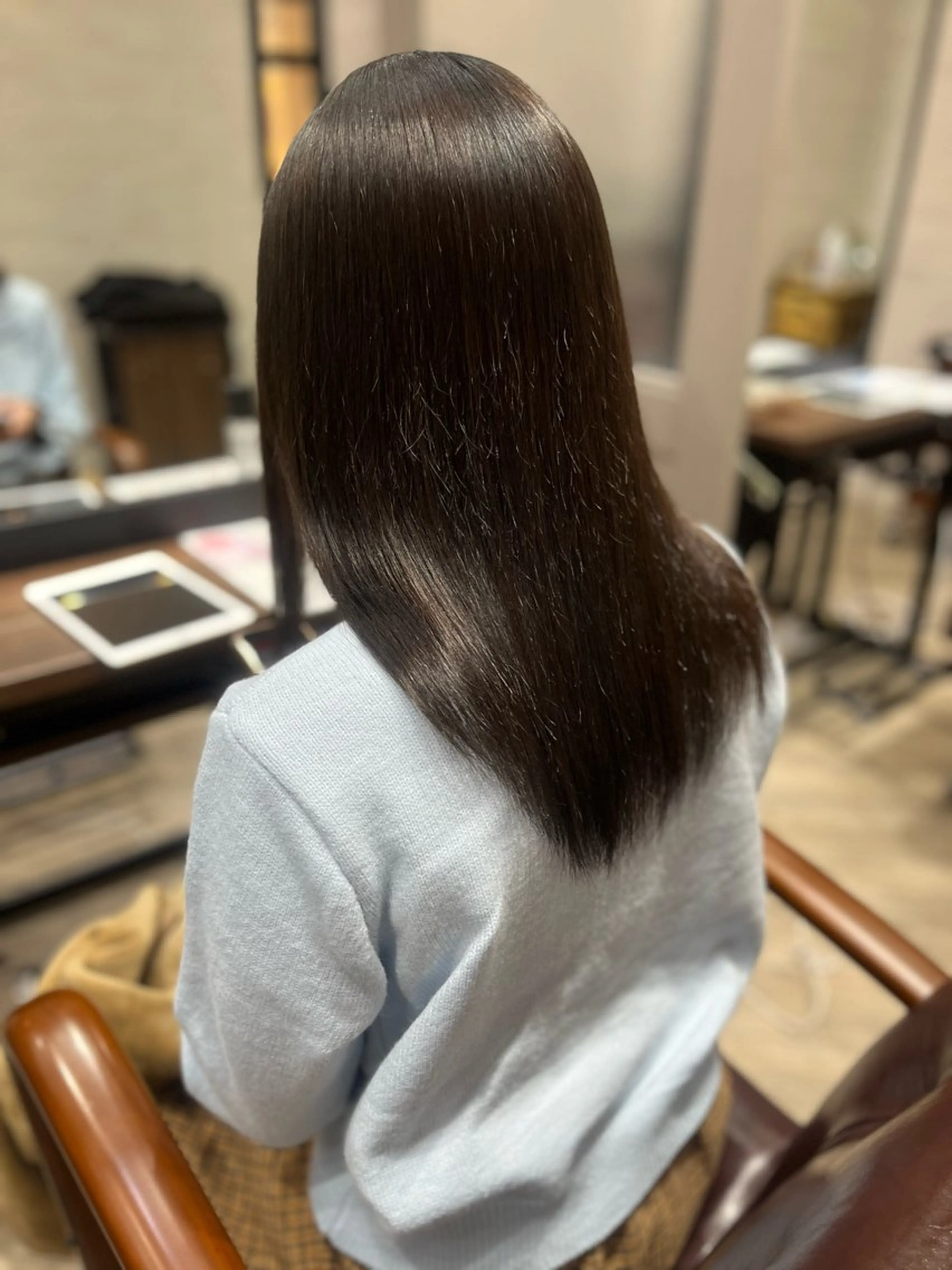 セミロング カラー ブラウンカラー カット ヘアカラー トリートメント 🫧ぷる艶カラー🫧 Yuubi🦩のヘアスタイル