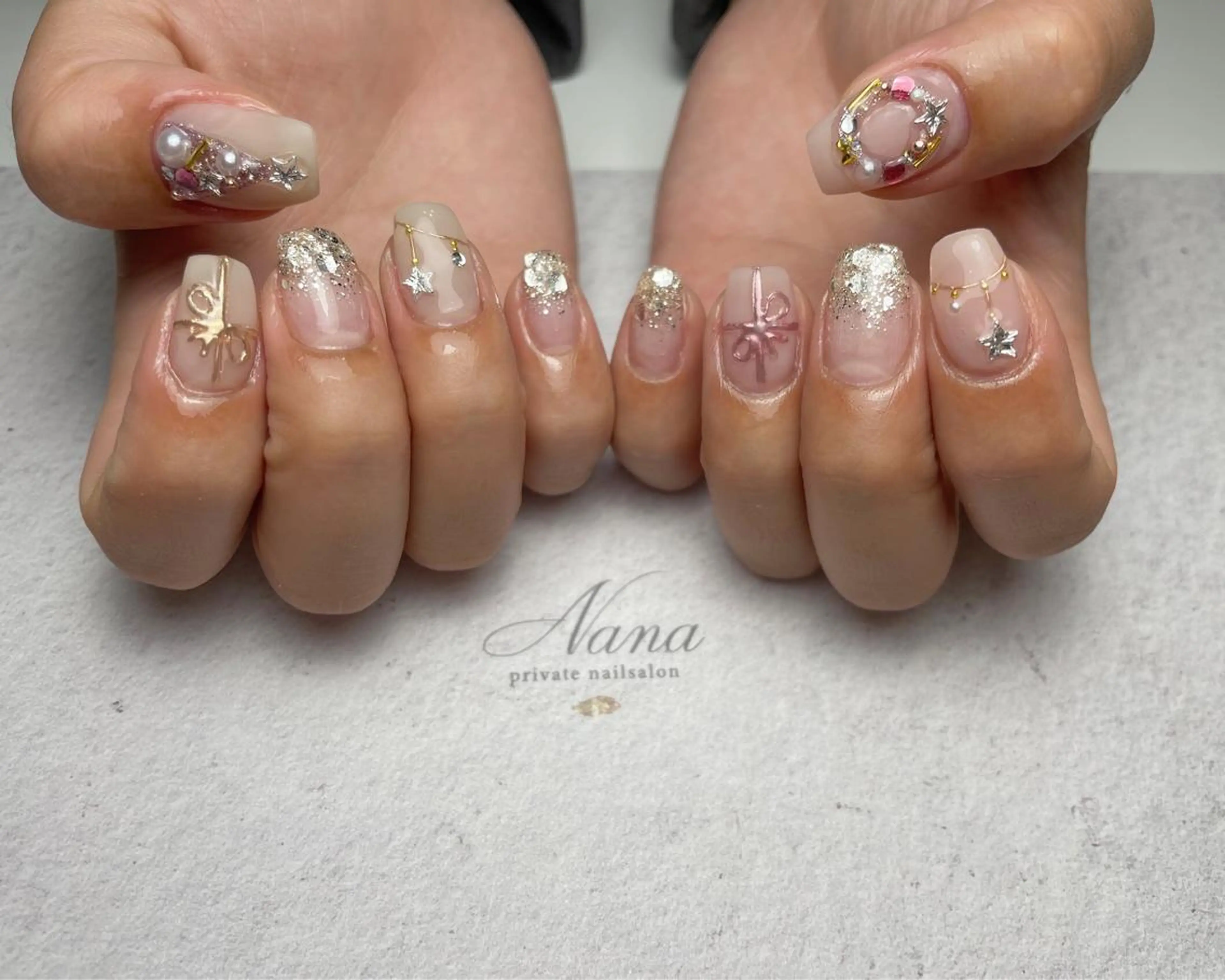 ネイル 冬ネイル クリスマス nailsalon NANAのネイルデザイン