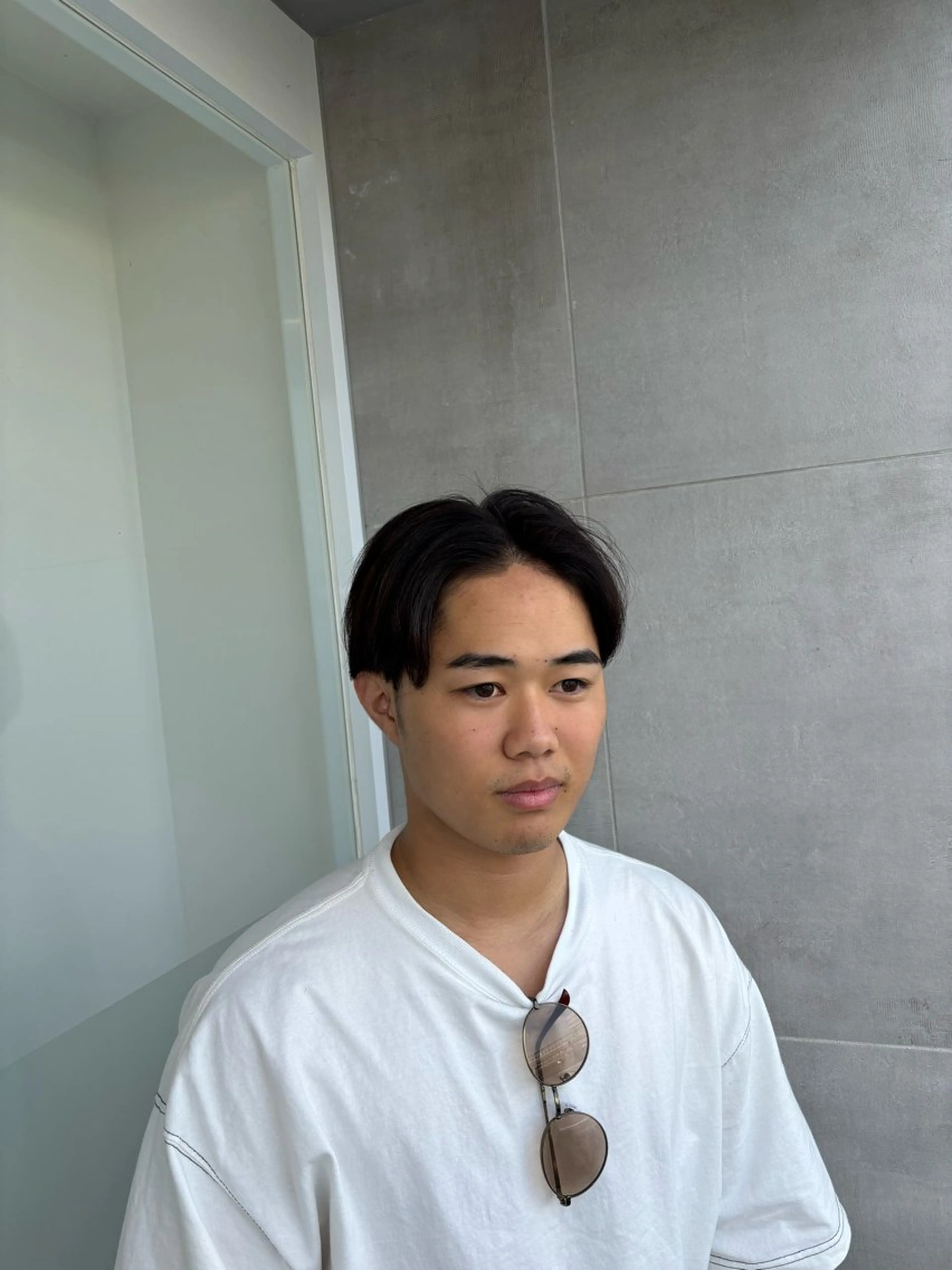 メンズ ビジネス フェードカット マッシュ スキンフェード ツーブロック カット メンズパーマ/ スパイキー/フェードのヘアスタイル