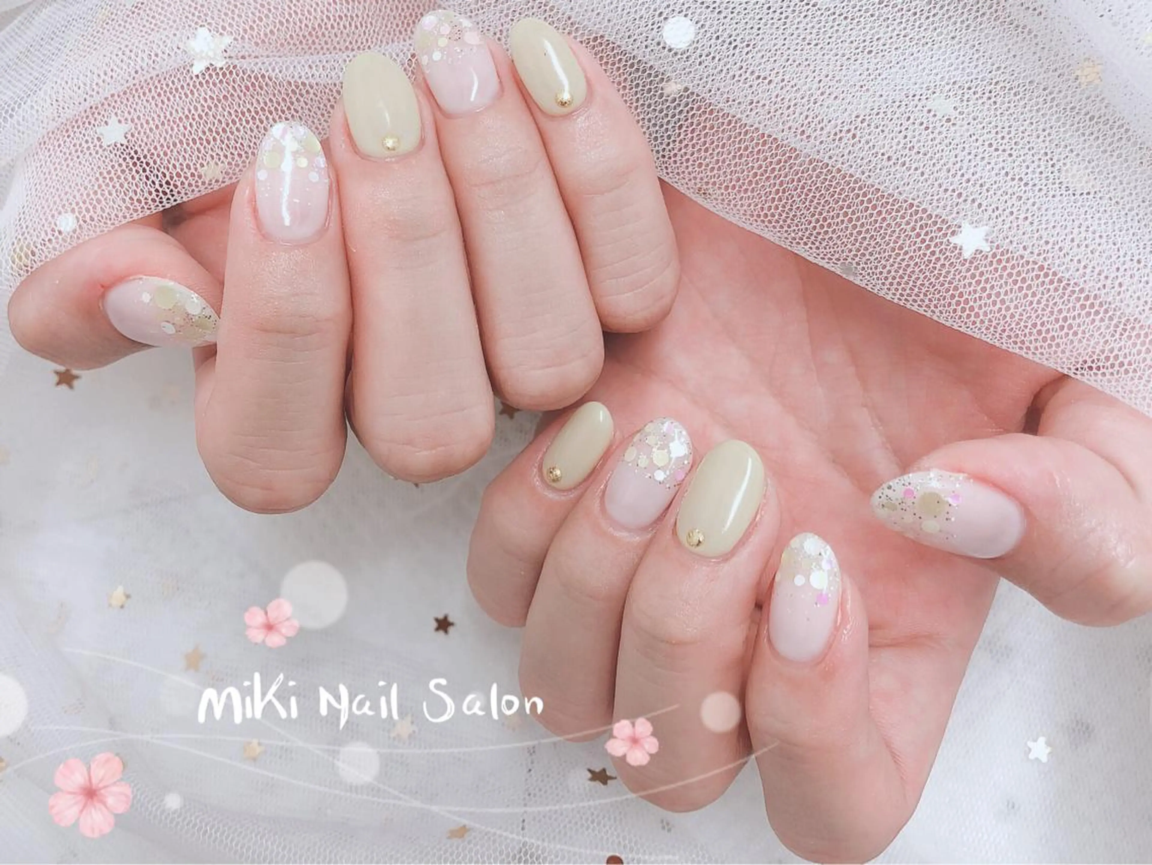 ネイル MiKi Nai池袋 長さだし得意のネイルデザイン