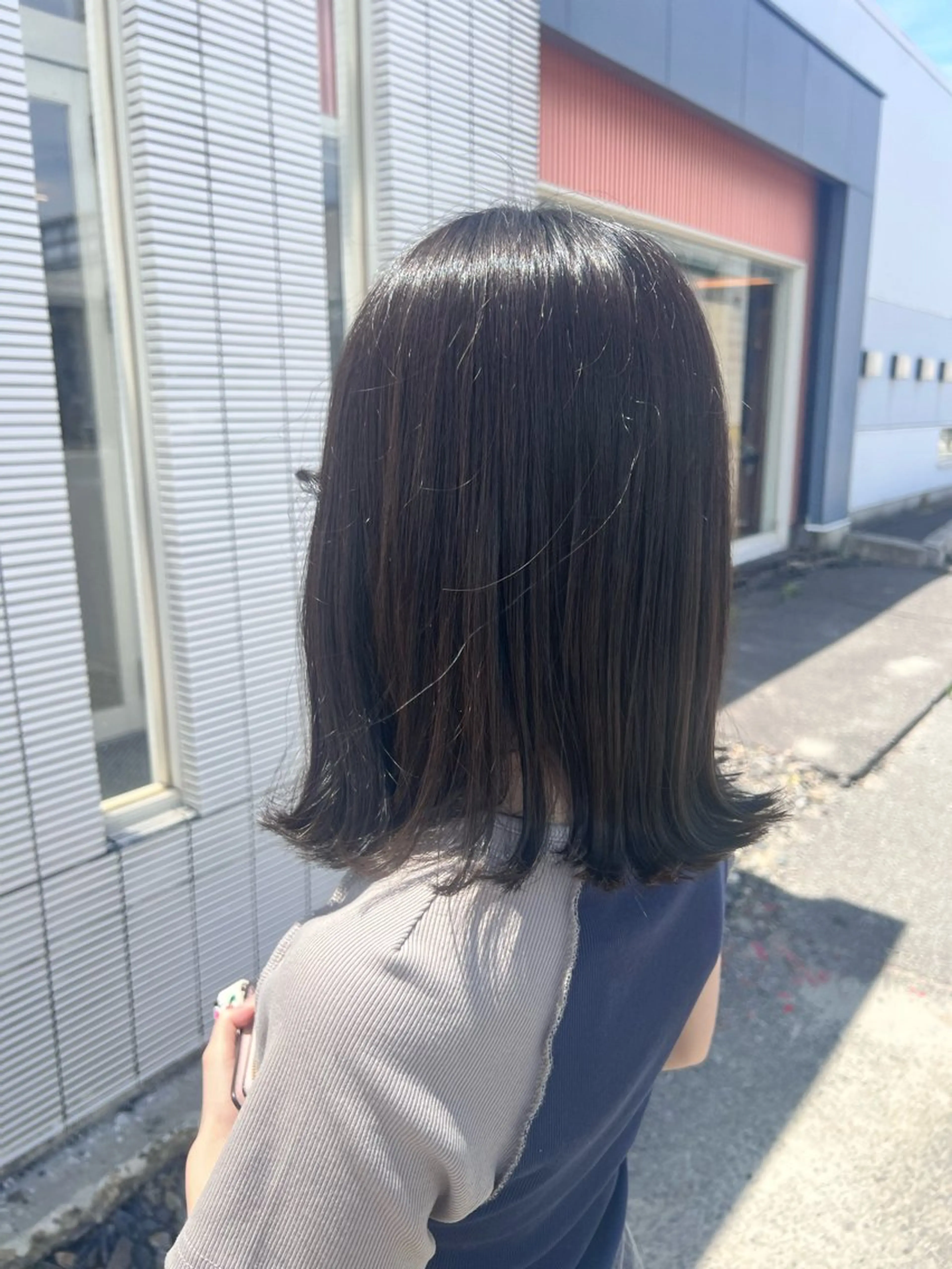 ミディアム カラー ヘアカラー トリートメント 澤越 遥花のヘアスタイル