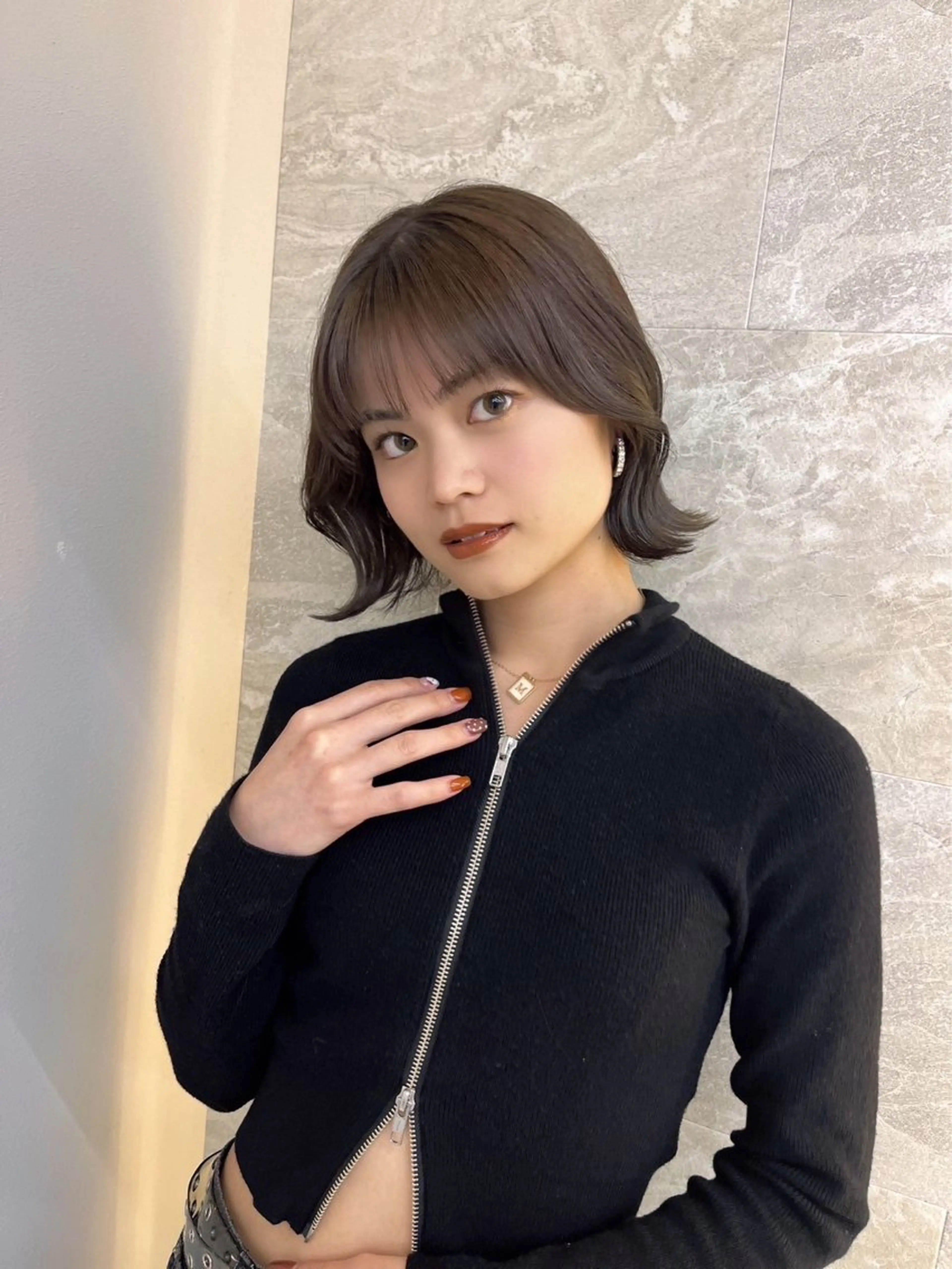 ショート カラー カット トリートメント 池袋/韓国風レイヤー 髪質改善【ugen】のヘアスタイル