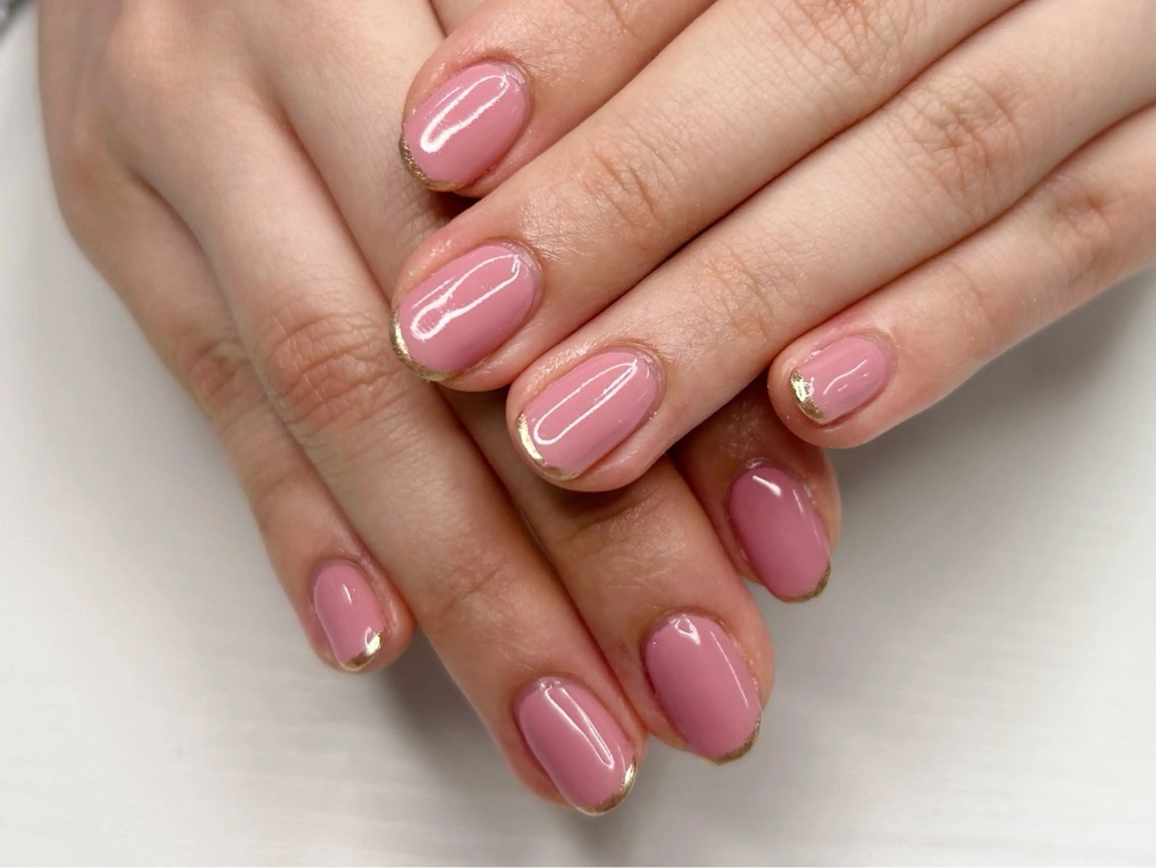 ネイル 桜ネイル フレンチネイル ミラーネイル オフィスネイル シンプルネイル Forca total studio所属・Forca Airaのネイルデザイン
