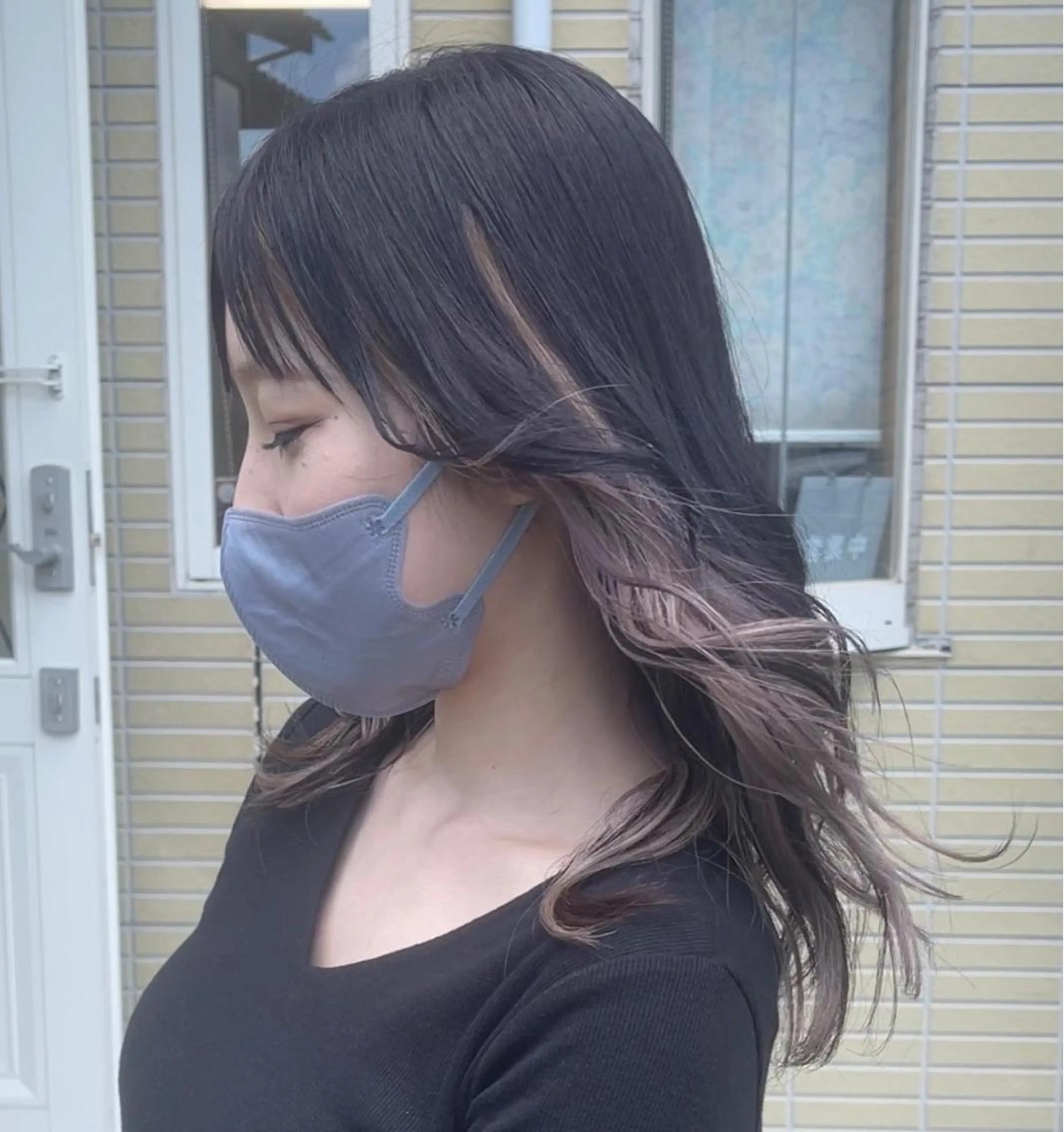 ロング カラー 編み込みエクステ バレイヤージュ ベージュカラー ブリーチ 透明感カラー 髪質改善のプロ✨りな さんのヘアスタイル