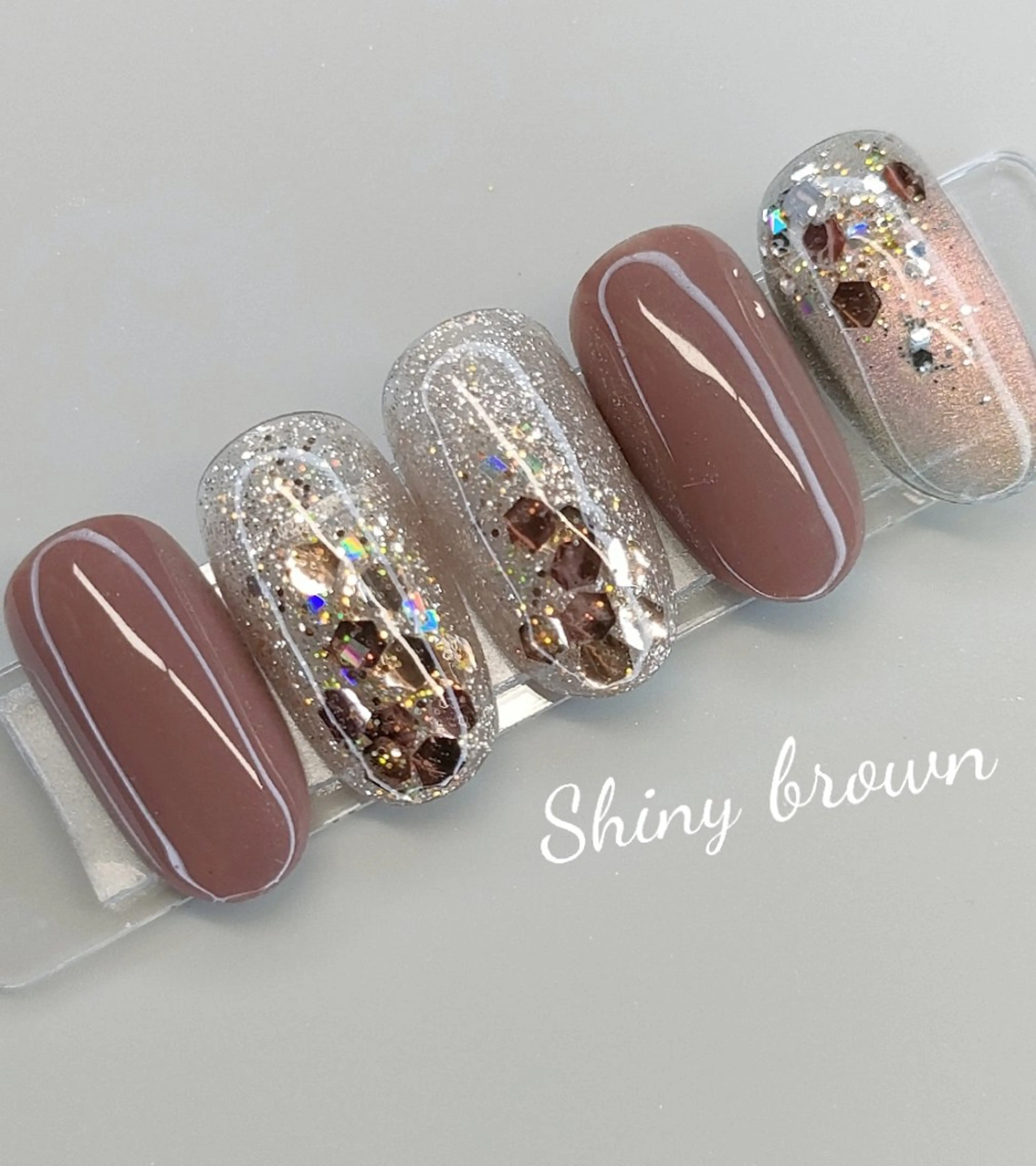 ❥ご新規様限定❥定額ハンド〜Shiny brown〜の写真
