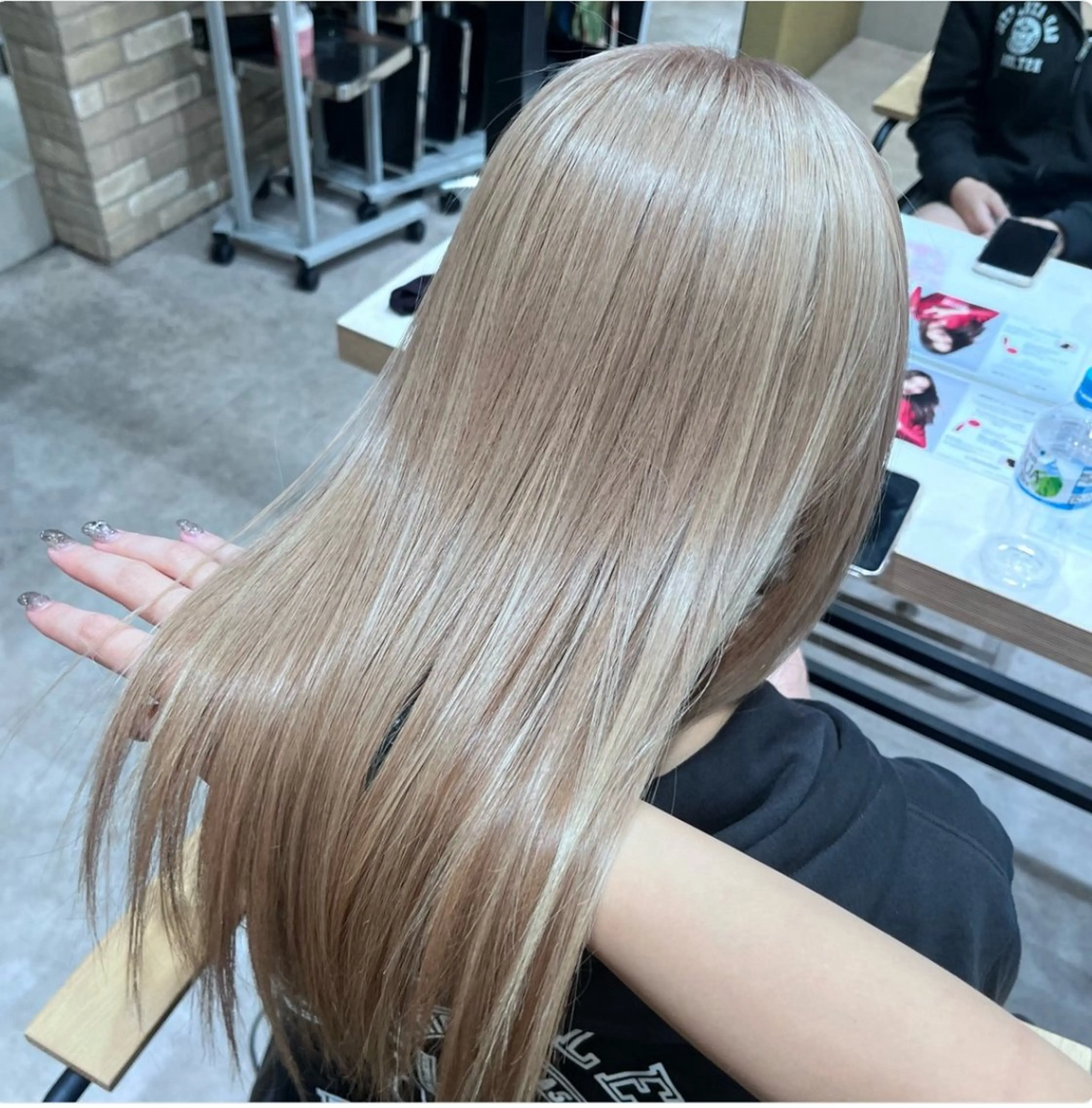セミロング カラー ヘアカラー トリートメント 🩶レイナ🩶 color/nailのヘアスタイル