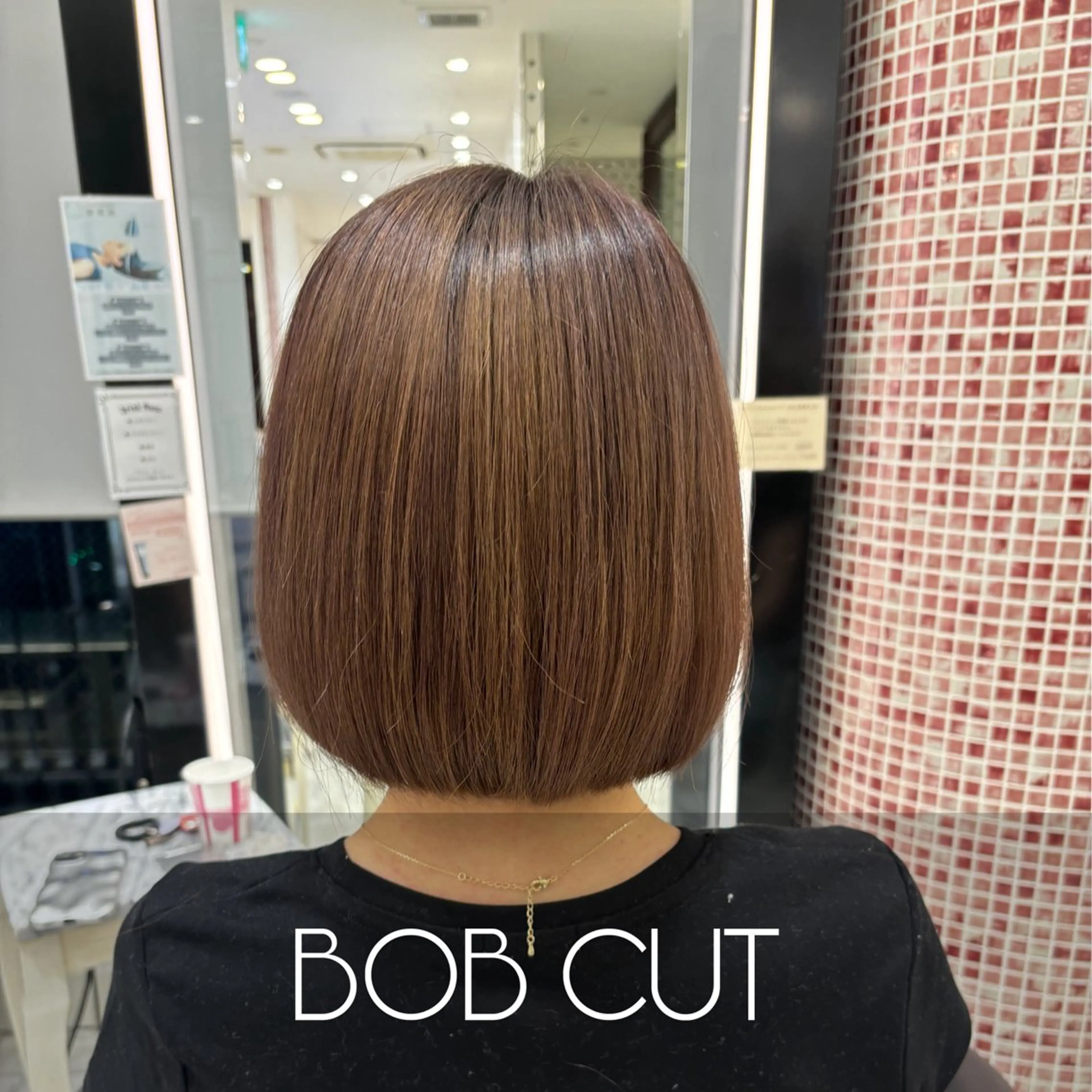 ショート ボブ カット トリートメント 🌼似合わせパーマ /銀座🌼いでいあやのヘアスタイル
