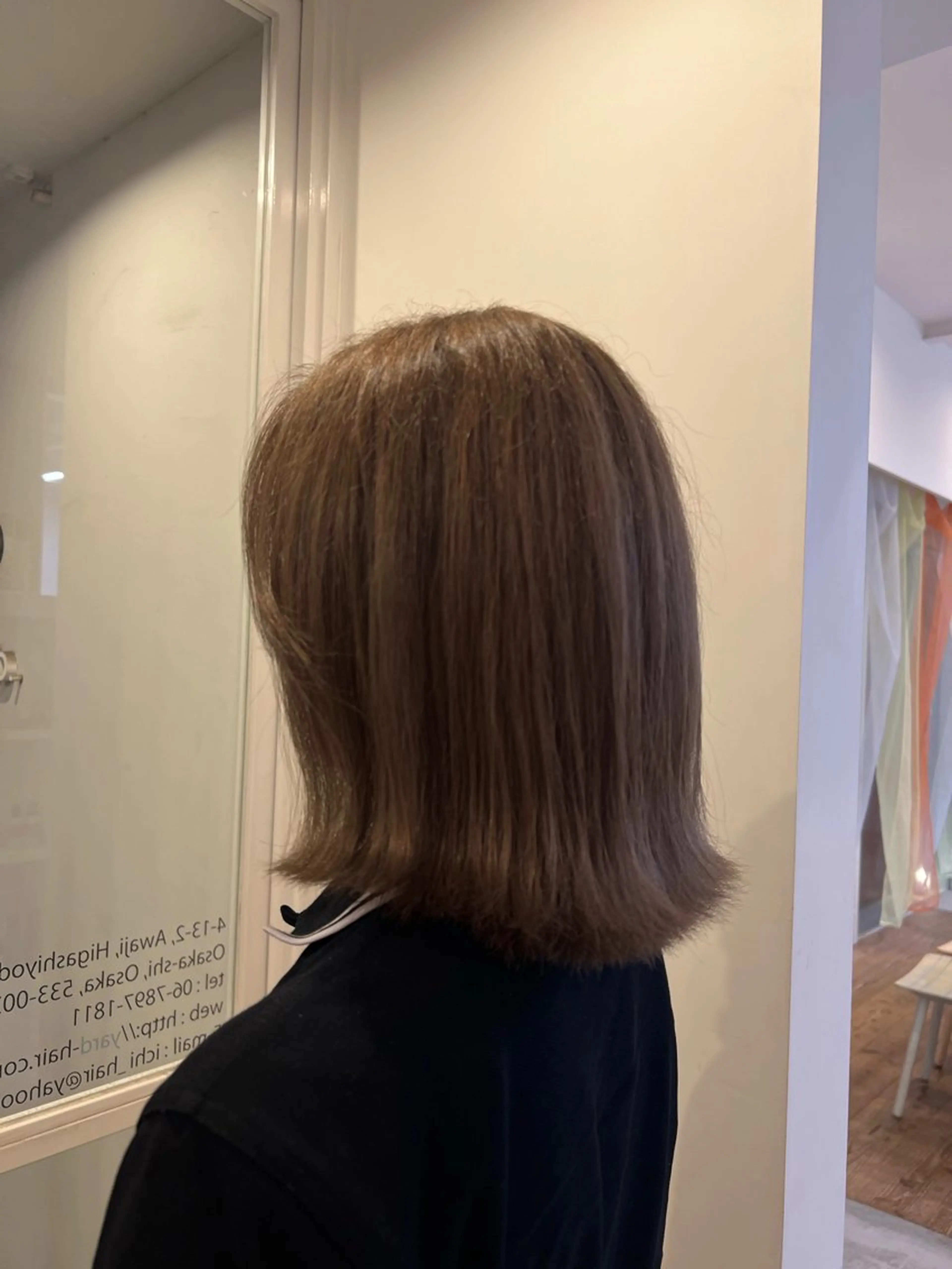 カラー ブリーチ 透明感カラー まえだ にちかのヘアスタイル