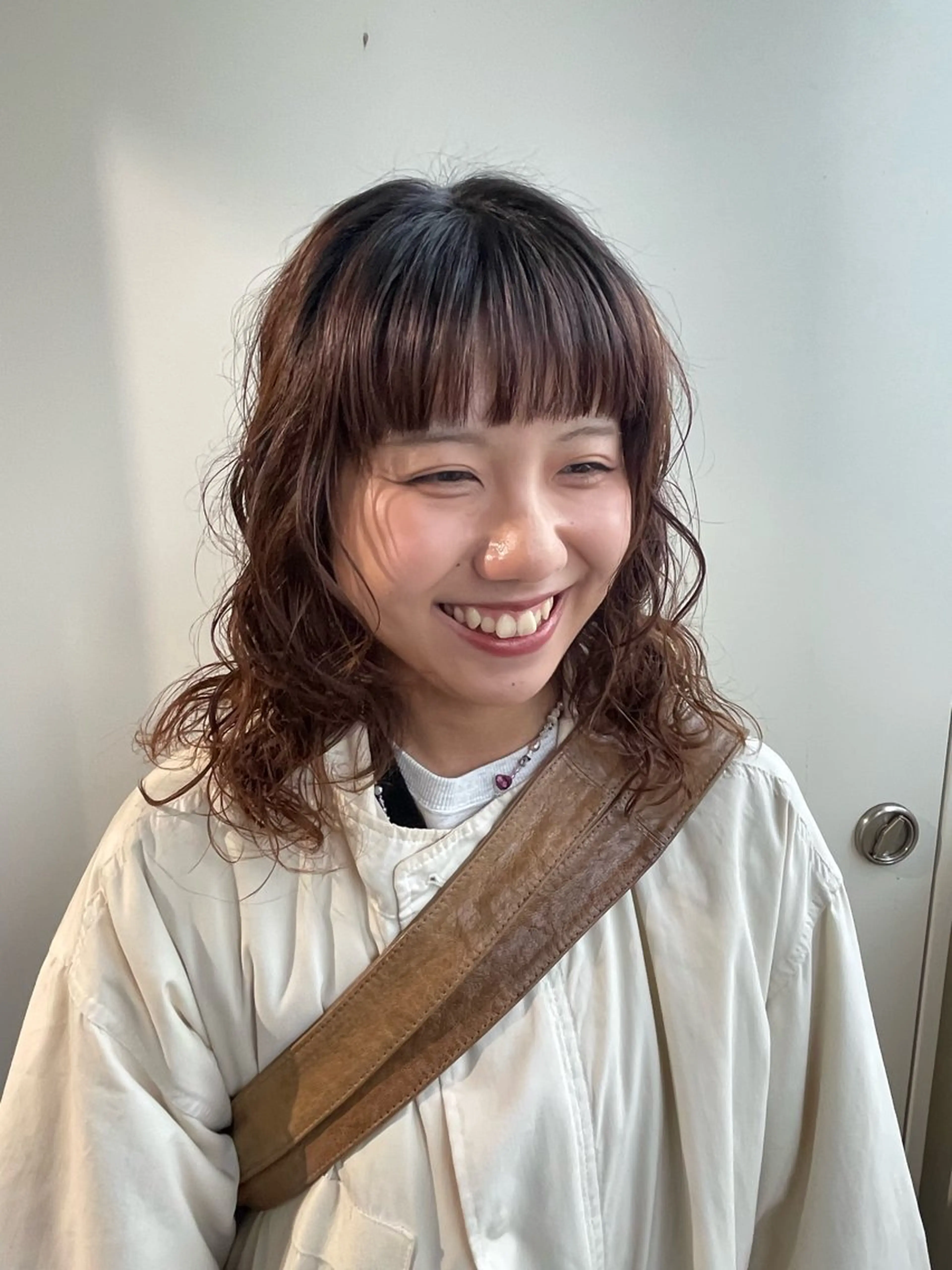 セミロング パーマ カット パーマ トリートメント Toiro 横浜所属・🎀レイヤー/パーマ カラー/ai🎀のヘアスタイル