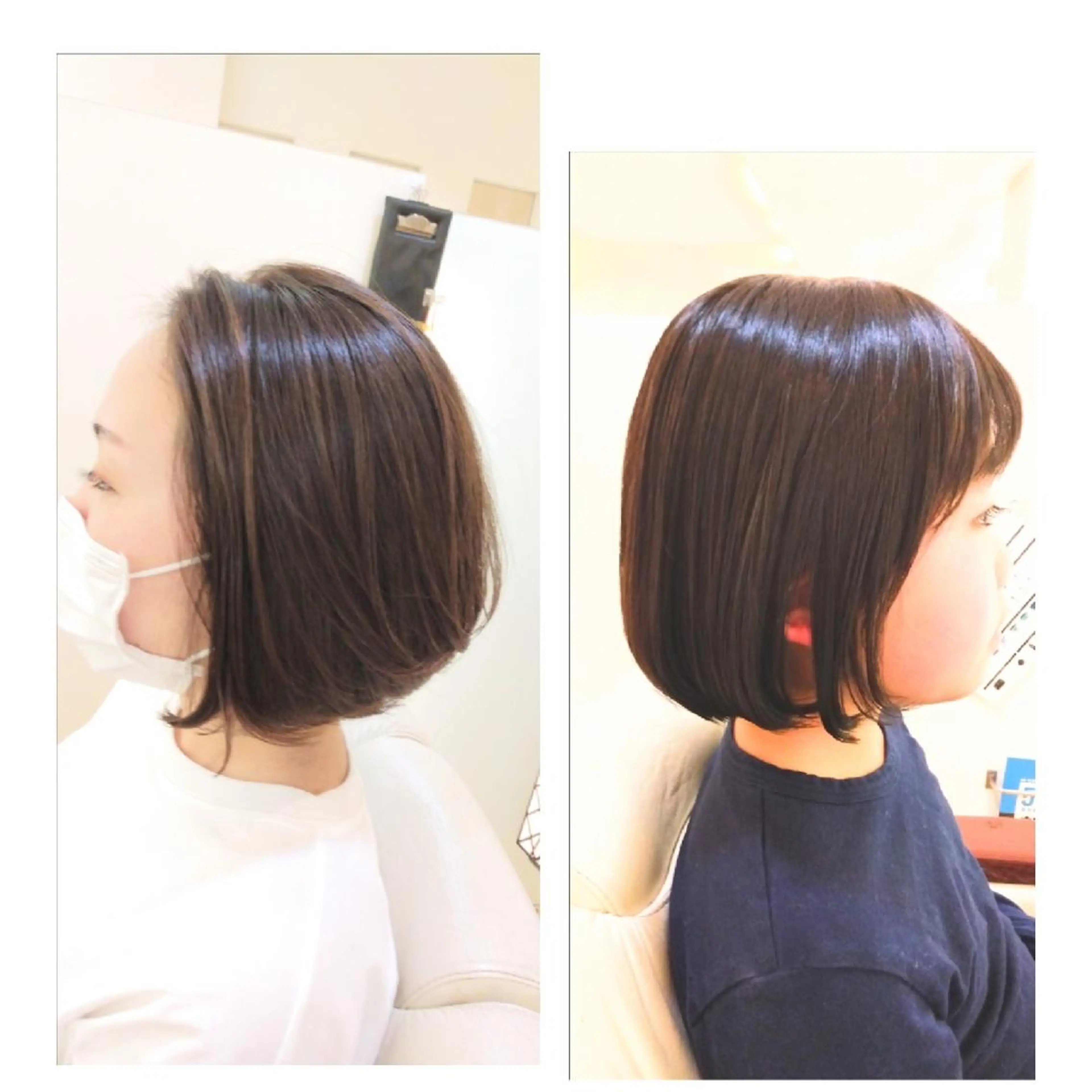 ショート ボブ 井上 真貴子のヘアスタイル