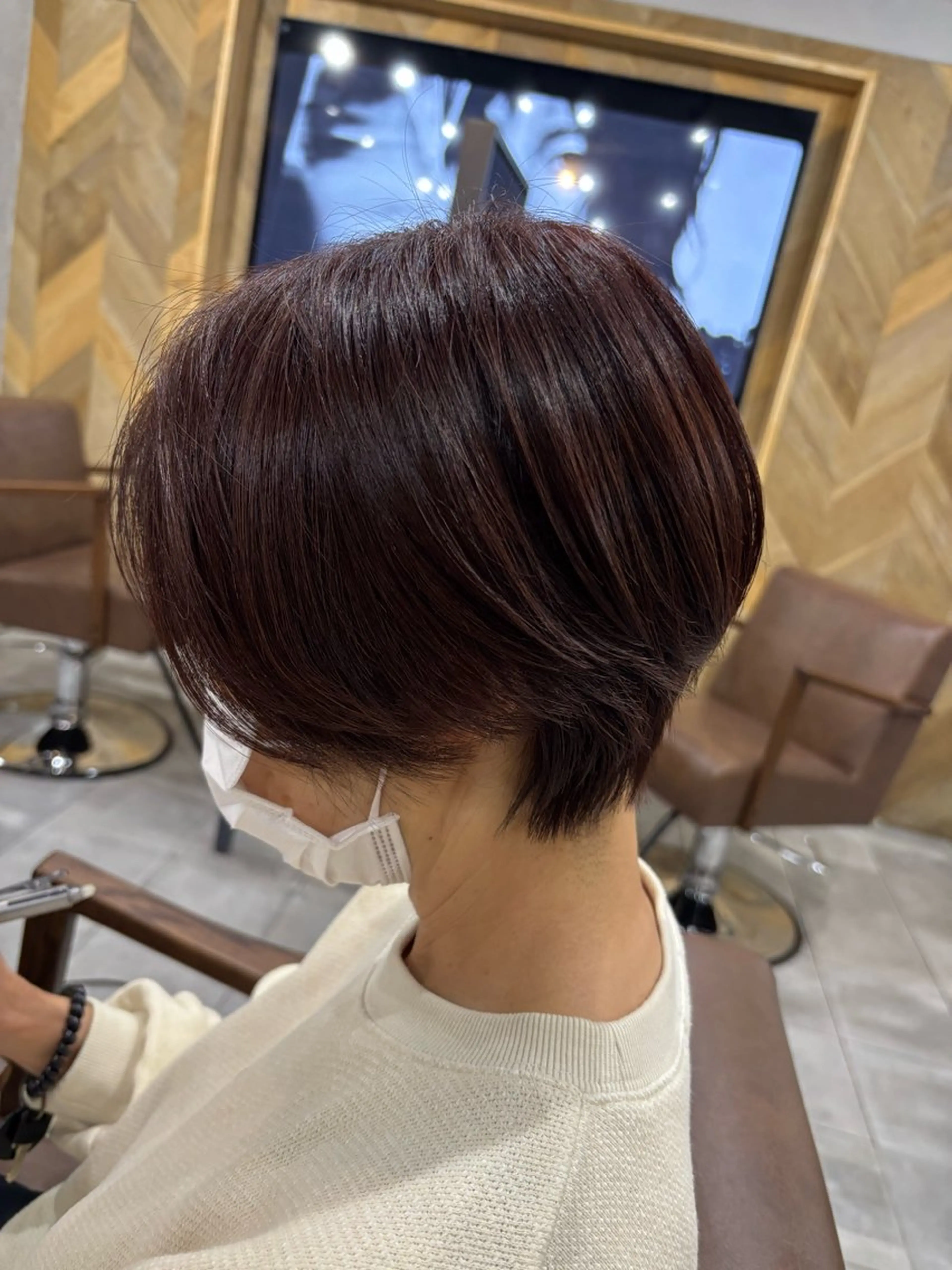 ショート カラー カット ヘアカラー トリートメント ❄️中野侑香❄️ ハイライト/ブリーチのヘアスタイル