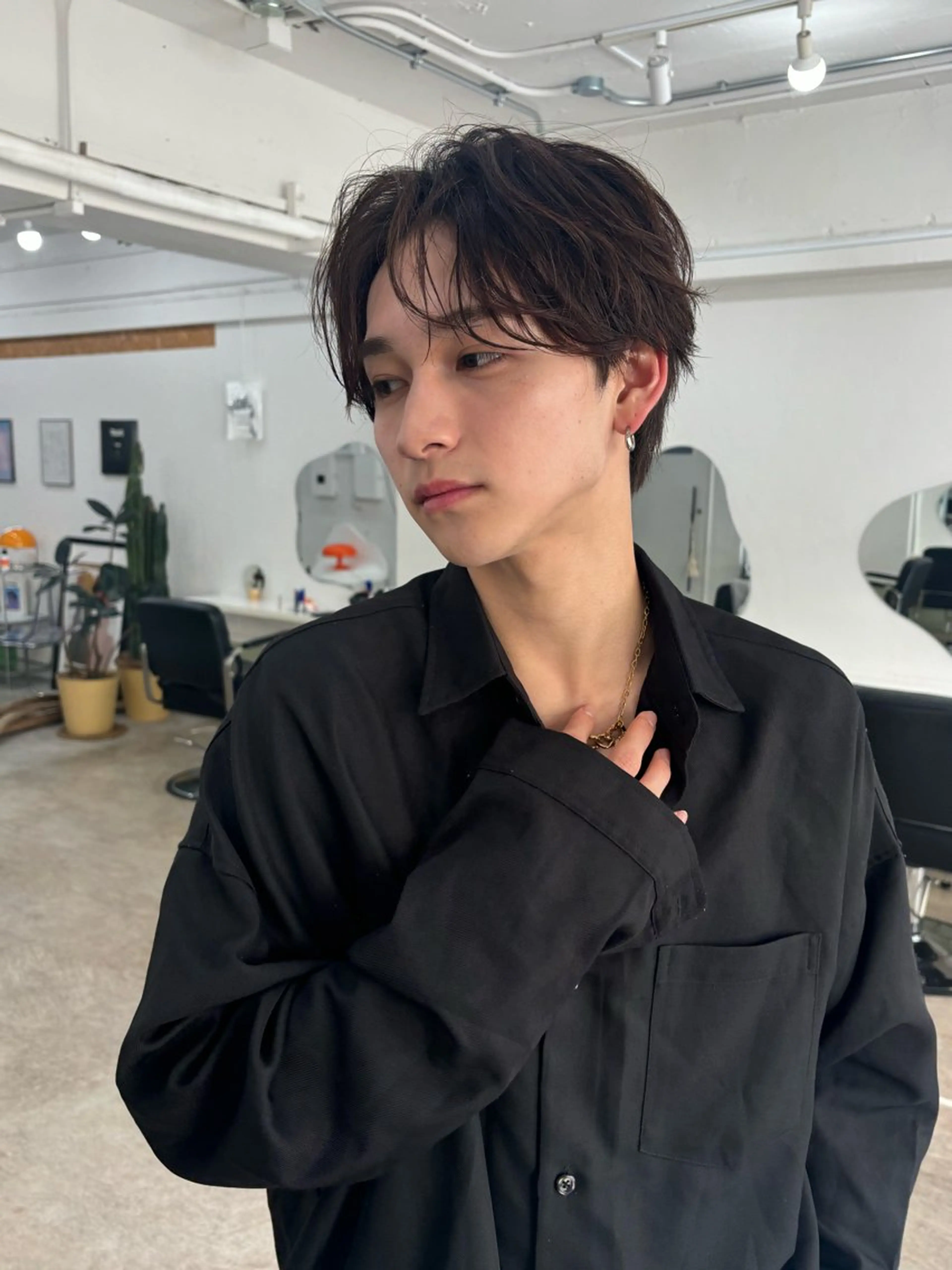 メンズ カット パーマ 横浜で一番パーマ 巻いてます田中ですのヘアスタイル
