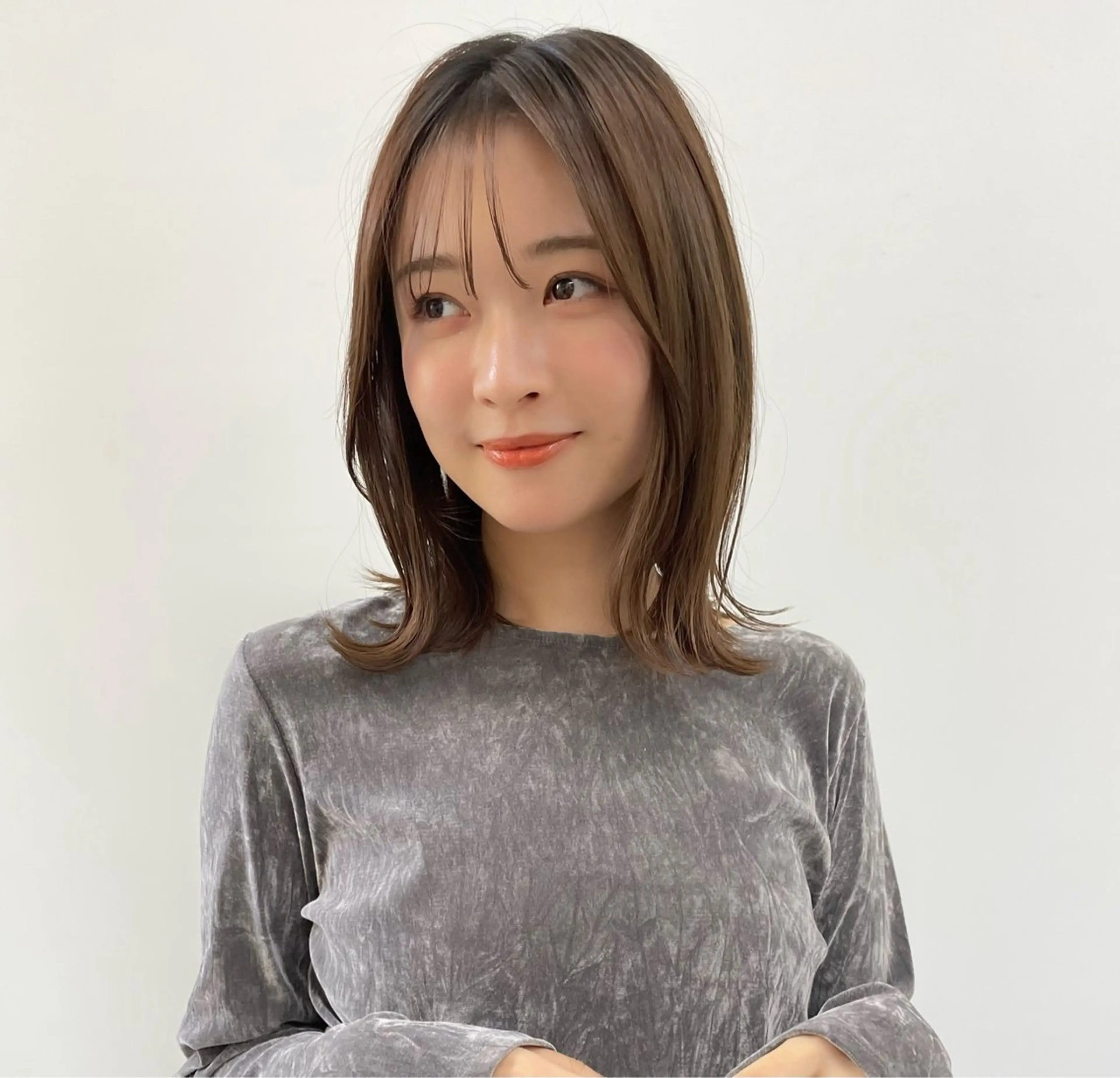 ミディアム ヘアカラー トリートメント 🫧艶カラー×カット 🫧　harunaのヘアスタイル