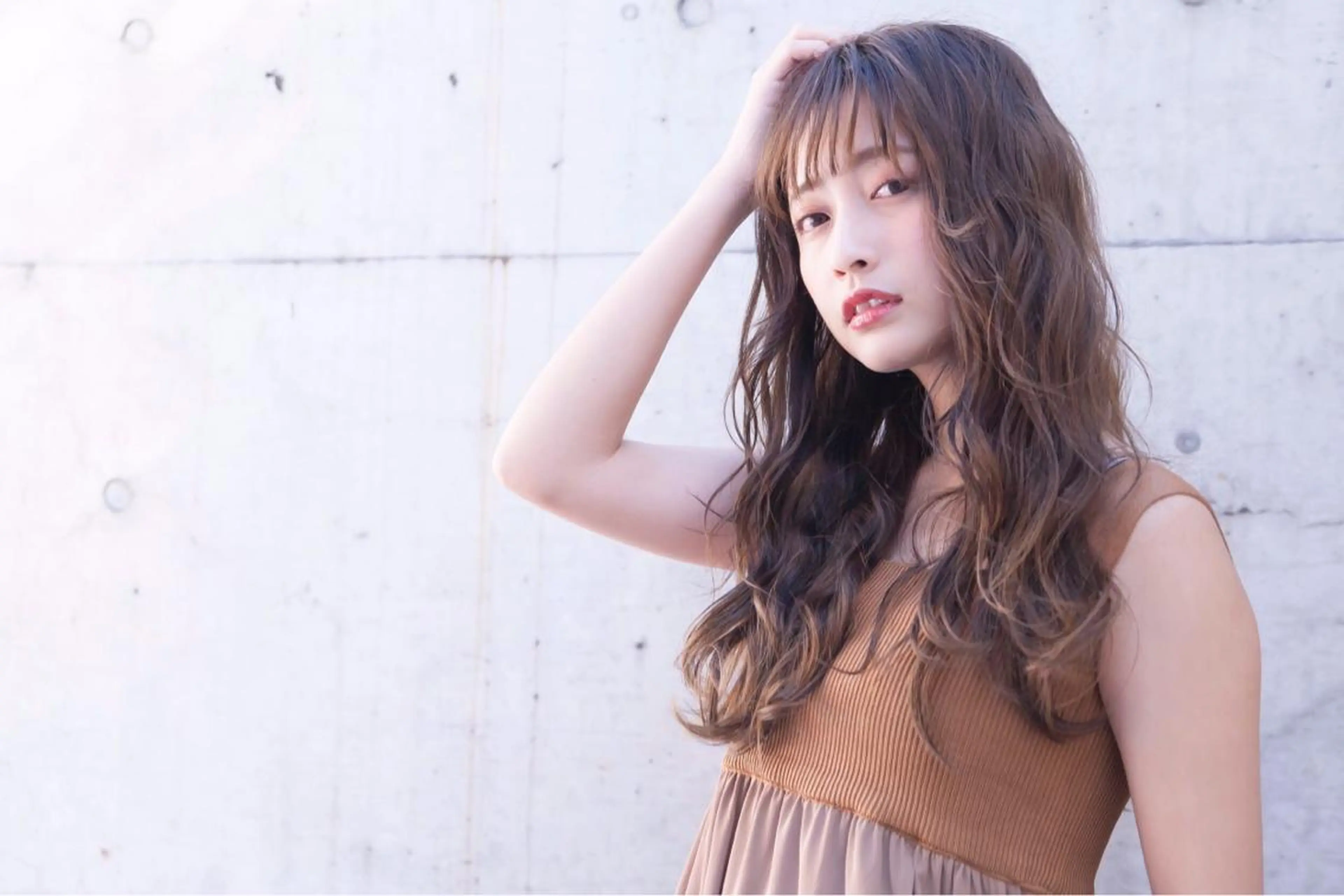 セミロング カラー hao所属・西山 頌太のヘアスタイル