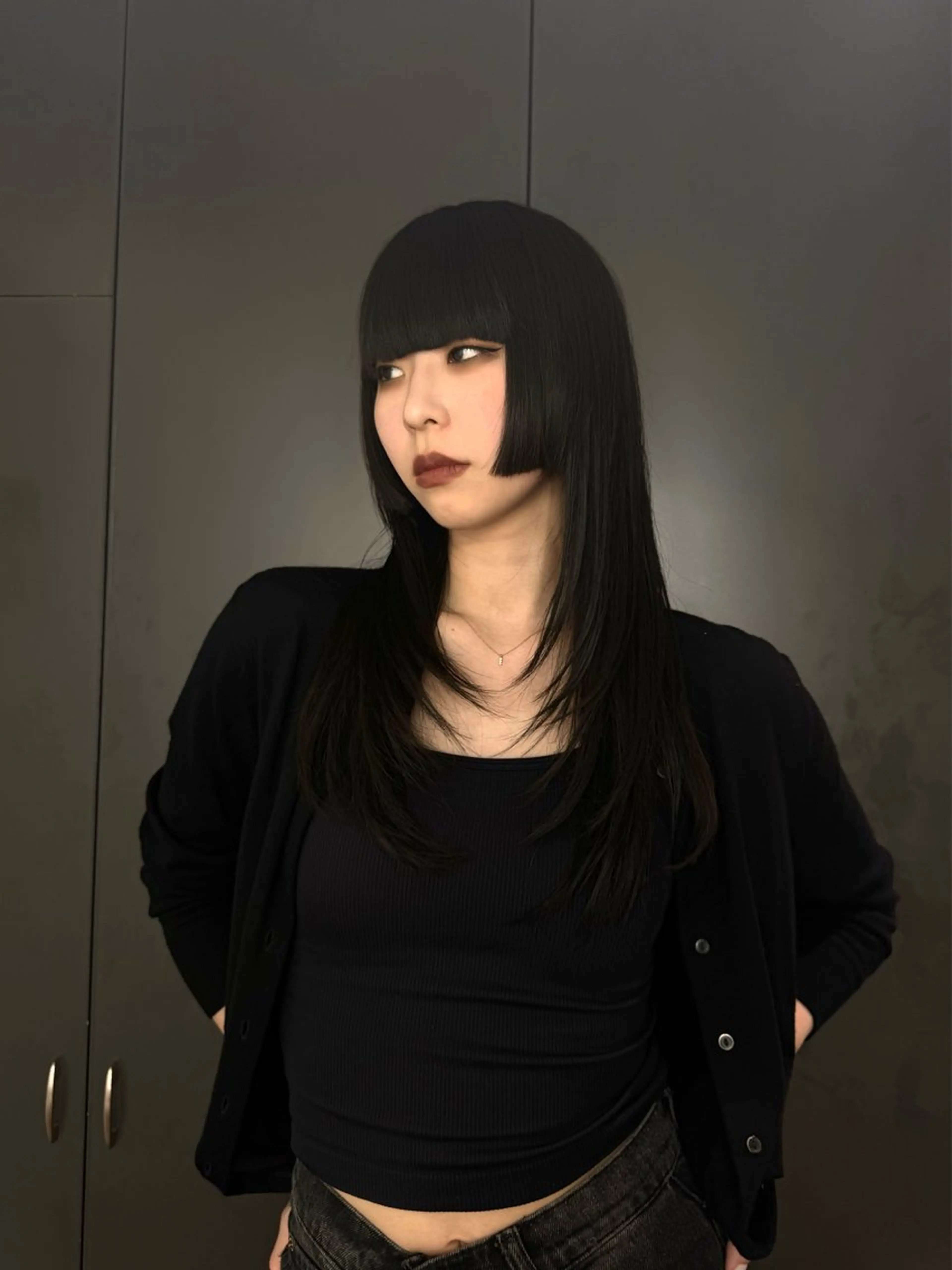 ロング 姫カット レイヤーカット ALBUM新宿所属・リクト /レイヤーカットのヘアスタイル