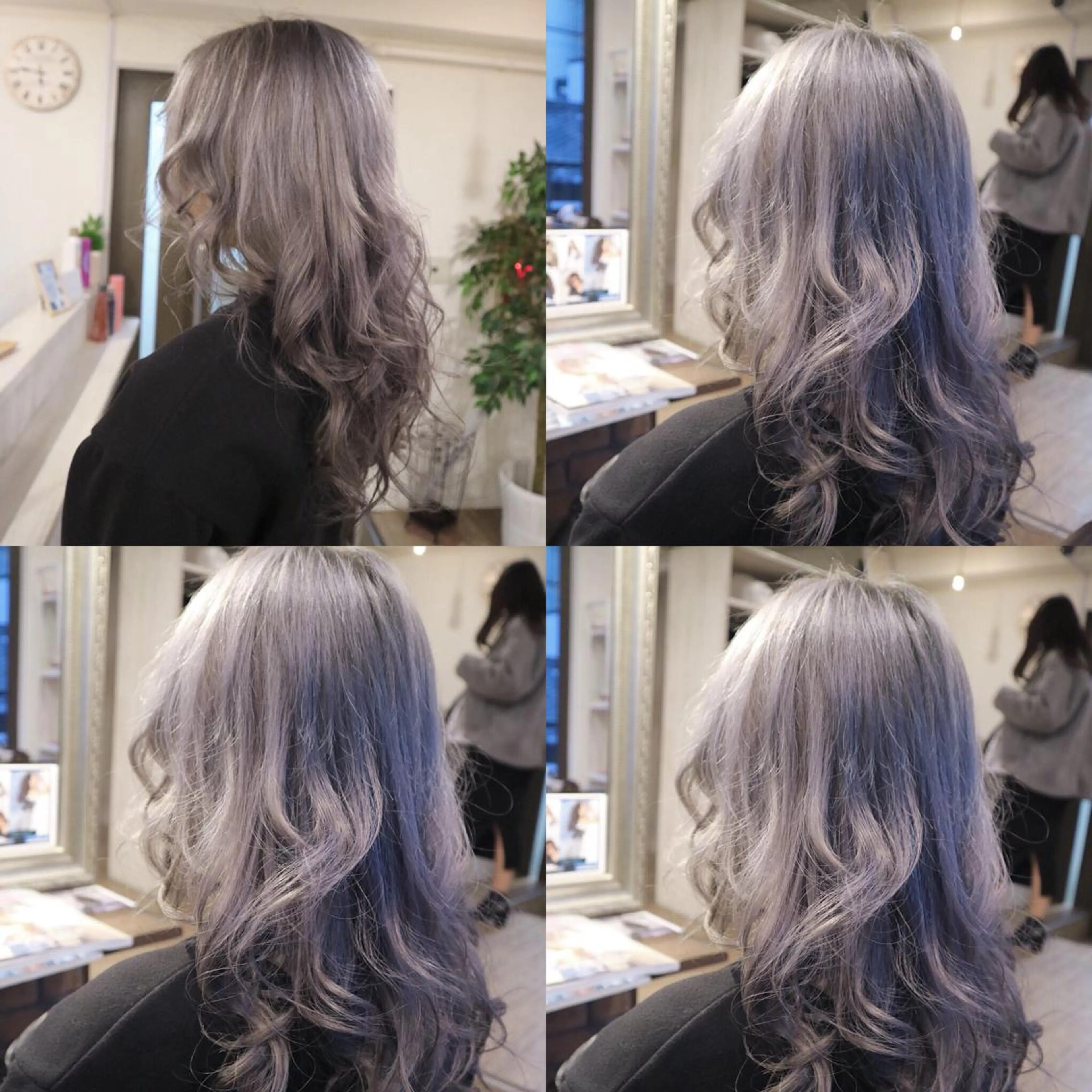 ミディアム カラー カット ヘアカラー トリートメント JIL BLAN 京都のヘアスタイル