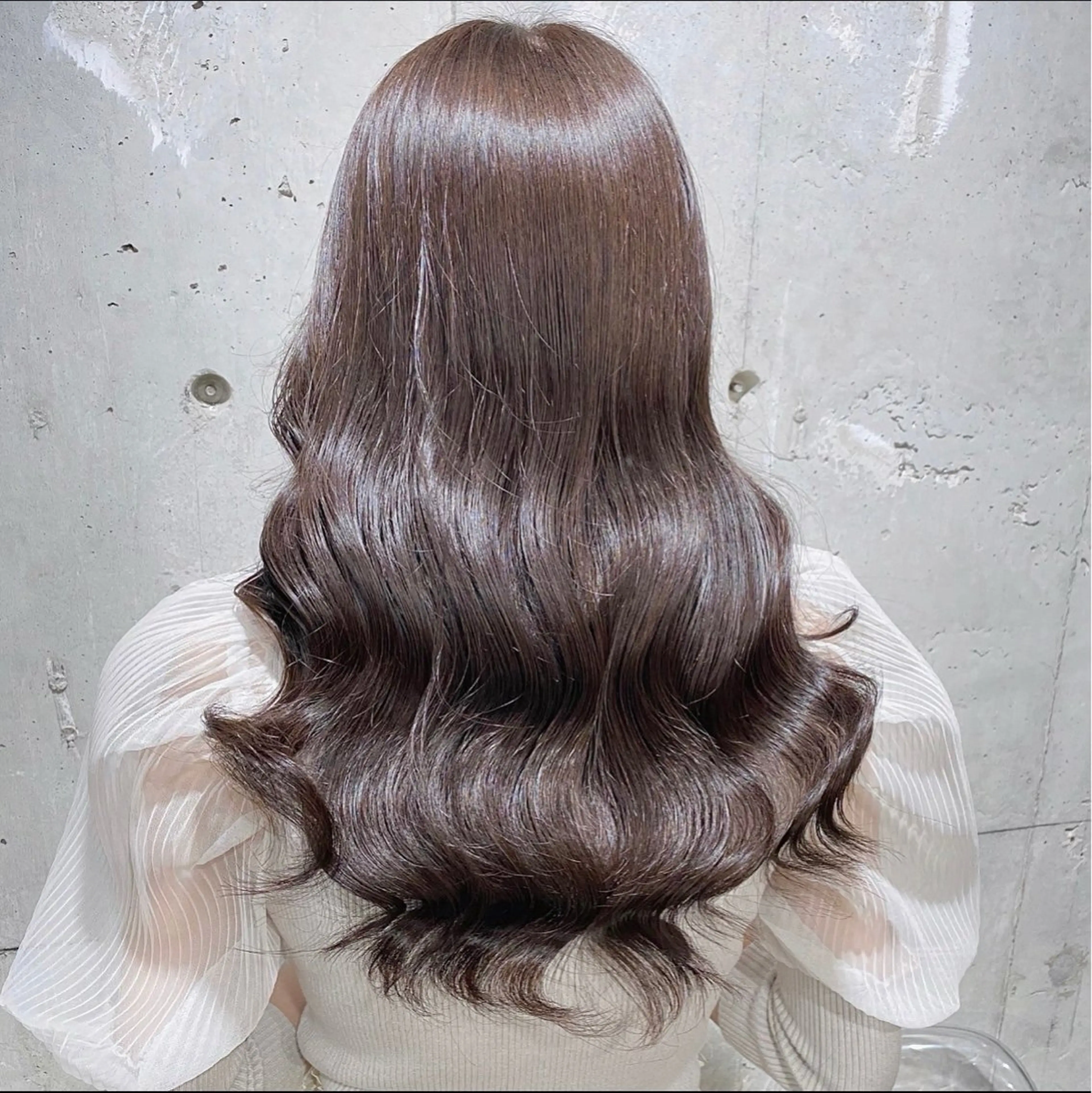 ロング カラー 🟦ニュアンス/メン ズパーマ横浜🟦のヘアスタイル