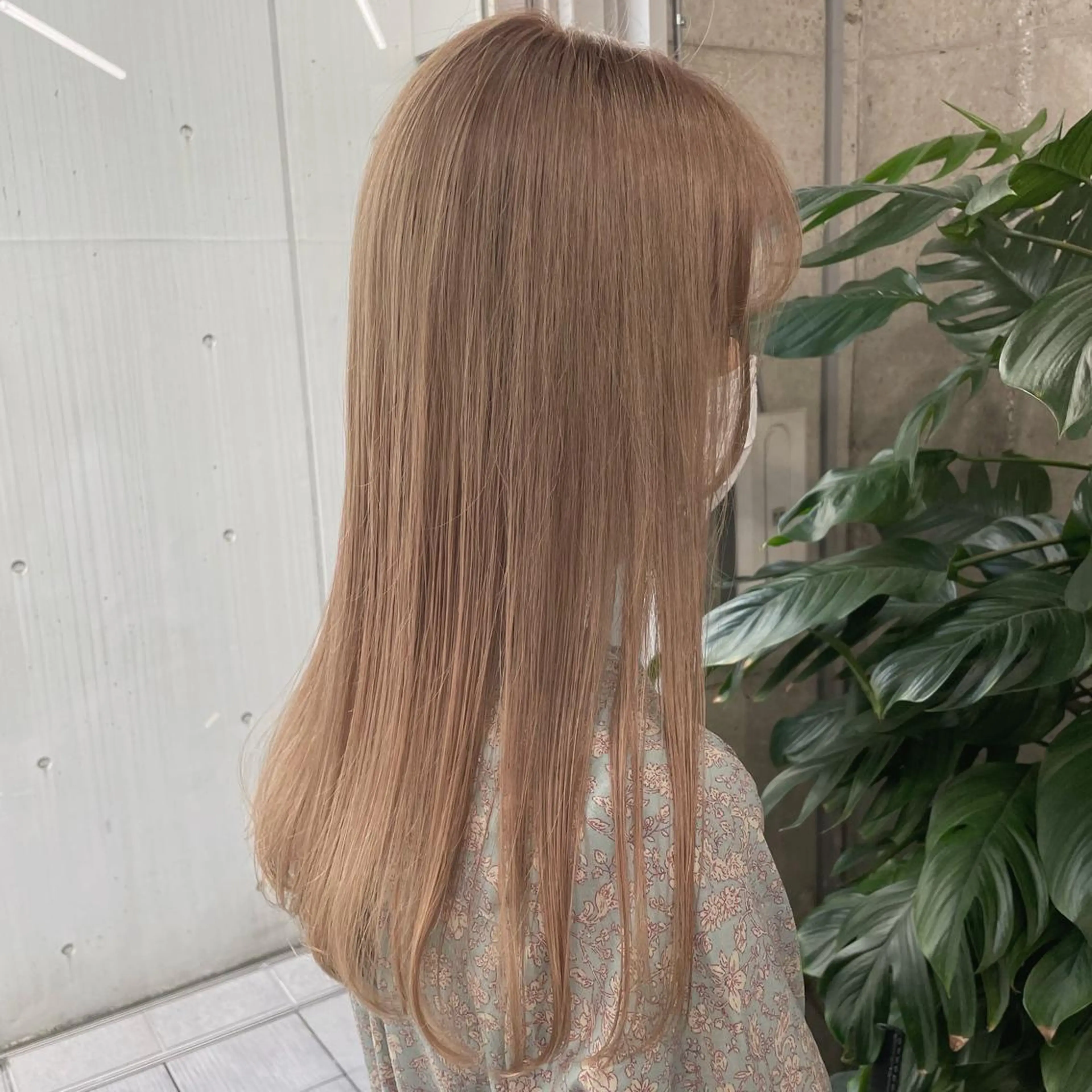 カラー 縮毛矯正モデル募集 RIKOのヘアスタイル