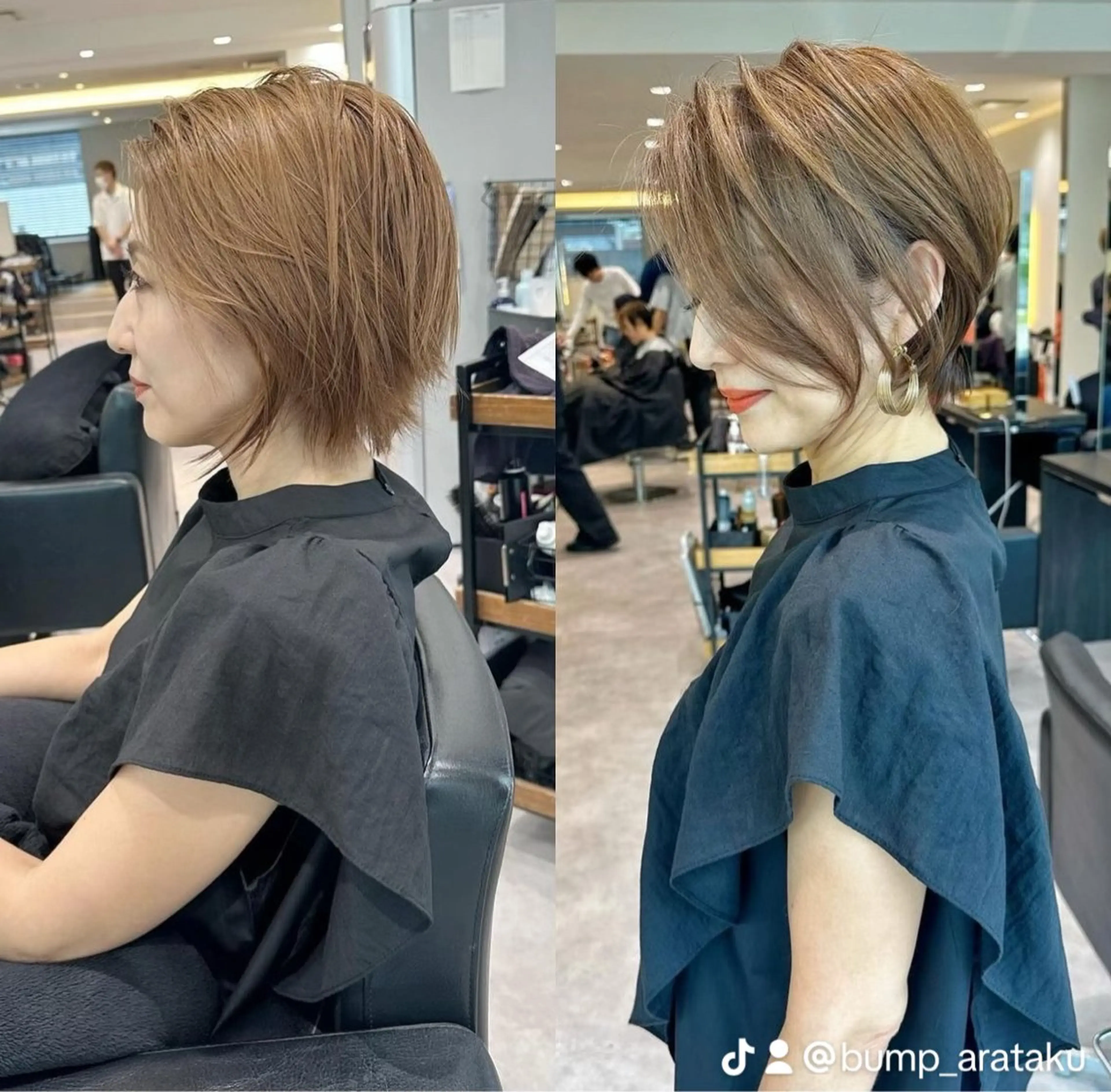 ショート 無料カットモデル/ 大人ショート/荒砂のヘアスタイル