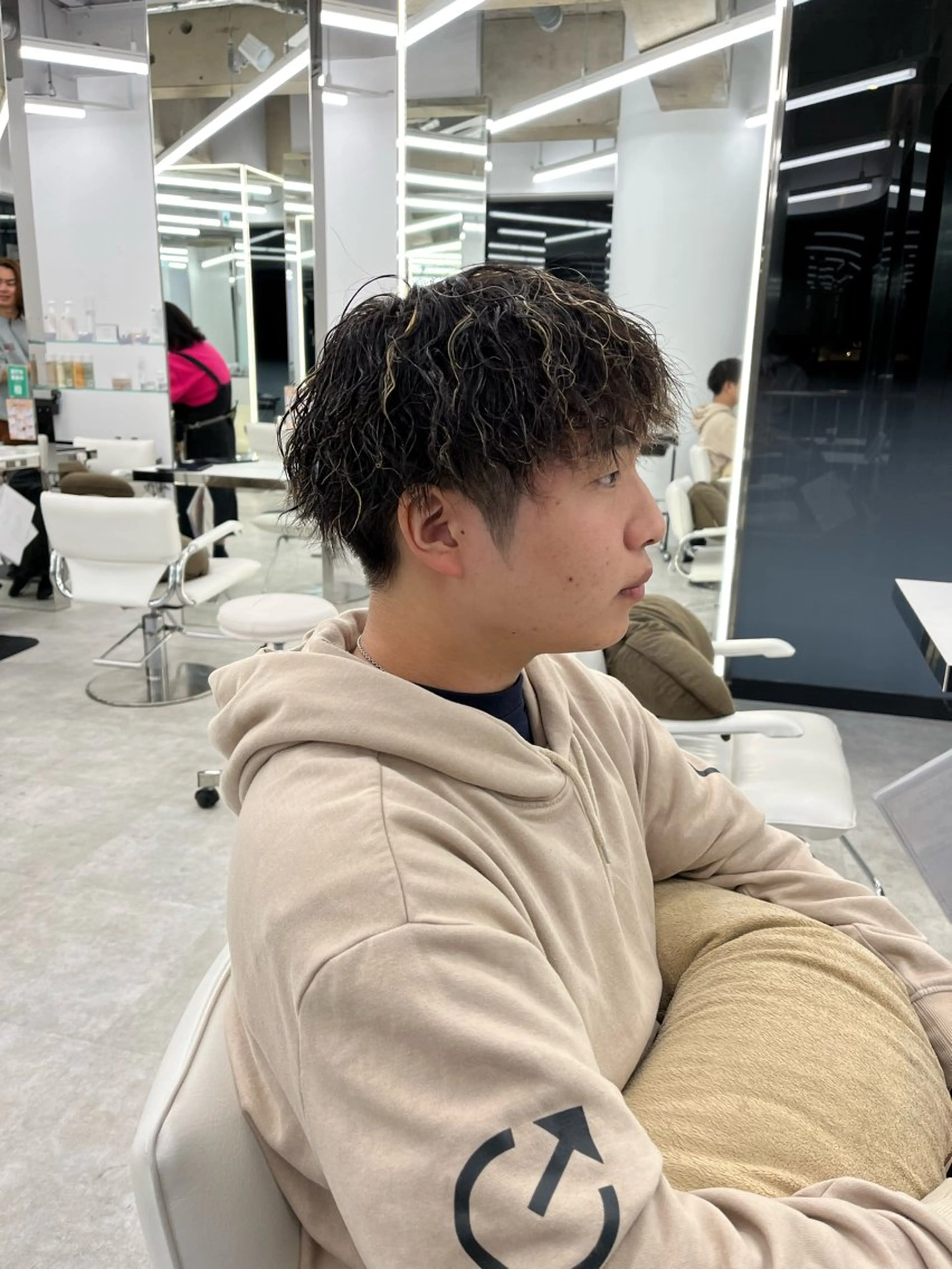 パーマ メンズ カット パーマ トリートメント 森龍馬 メンズ専門美容師のヘアスタイル