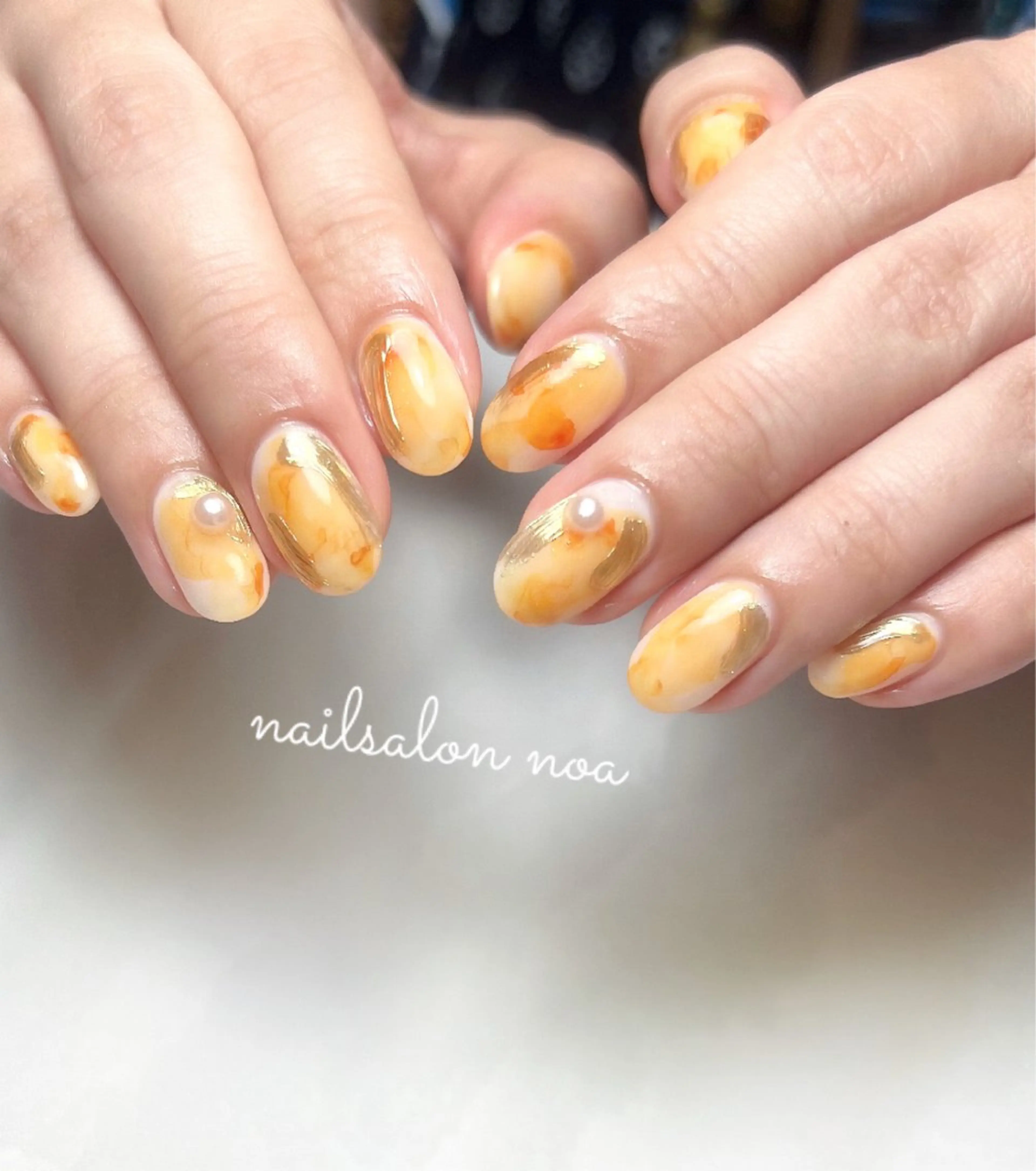 ネイル クリアネイル ジェルネイル マグネットネイル ニュアンスネイル パラジェル ハンドネイル noa nail所属・nailsalon noaのネイルデザイン
