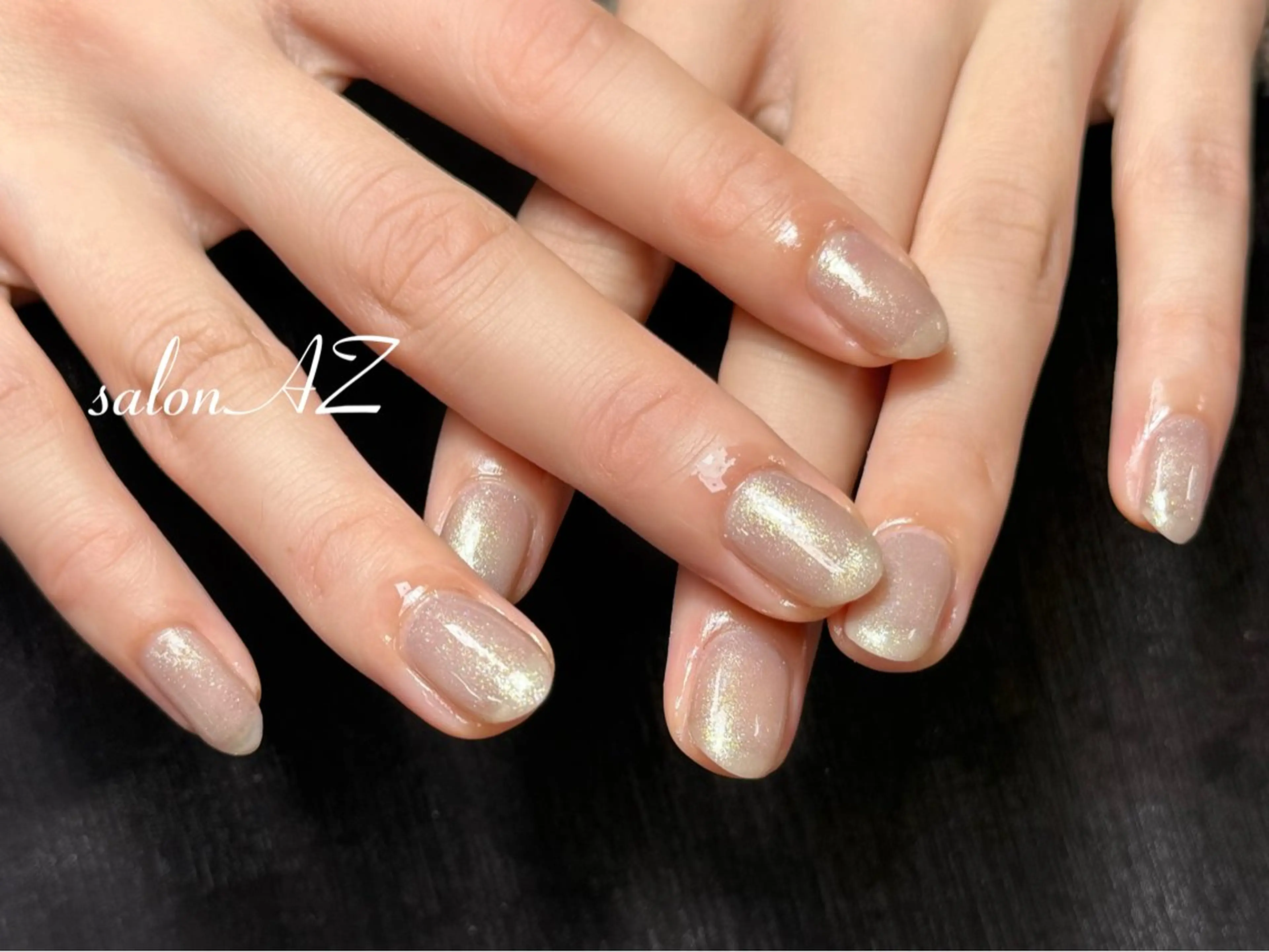 ネイル アートネイル 長さ出し フットネイル フレンチネイル ジェルネイル ハンドネイル Salon AZ所属・salon AZ jr.ネイリストのネイルデザイン