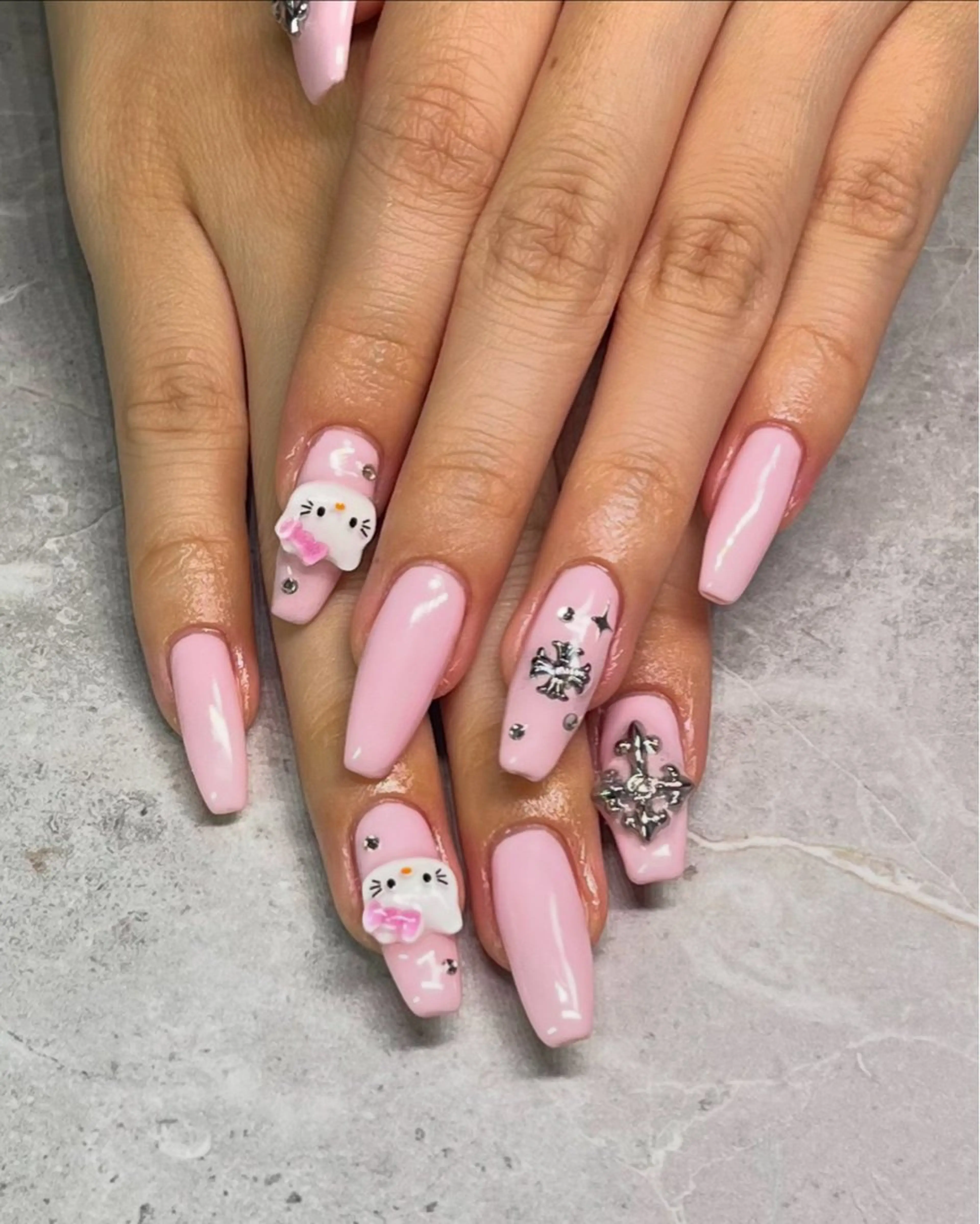 ネイル ピンク ハンドネイル 🏠自宅 サロン💅natsuのネイルデザイン