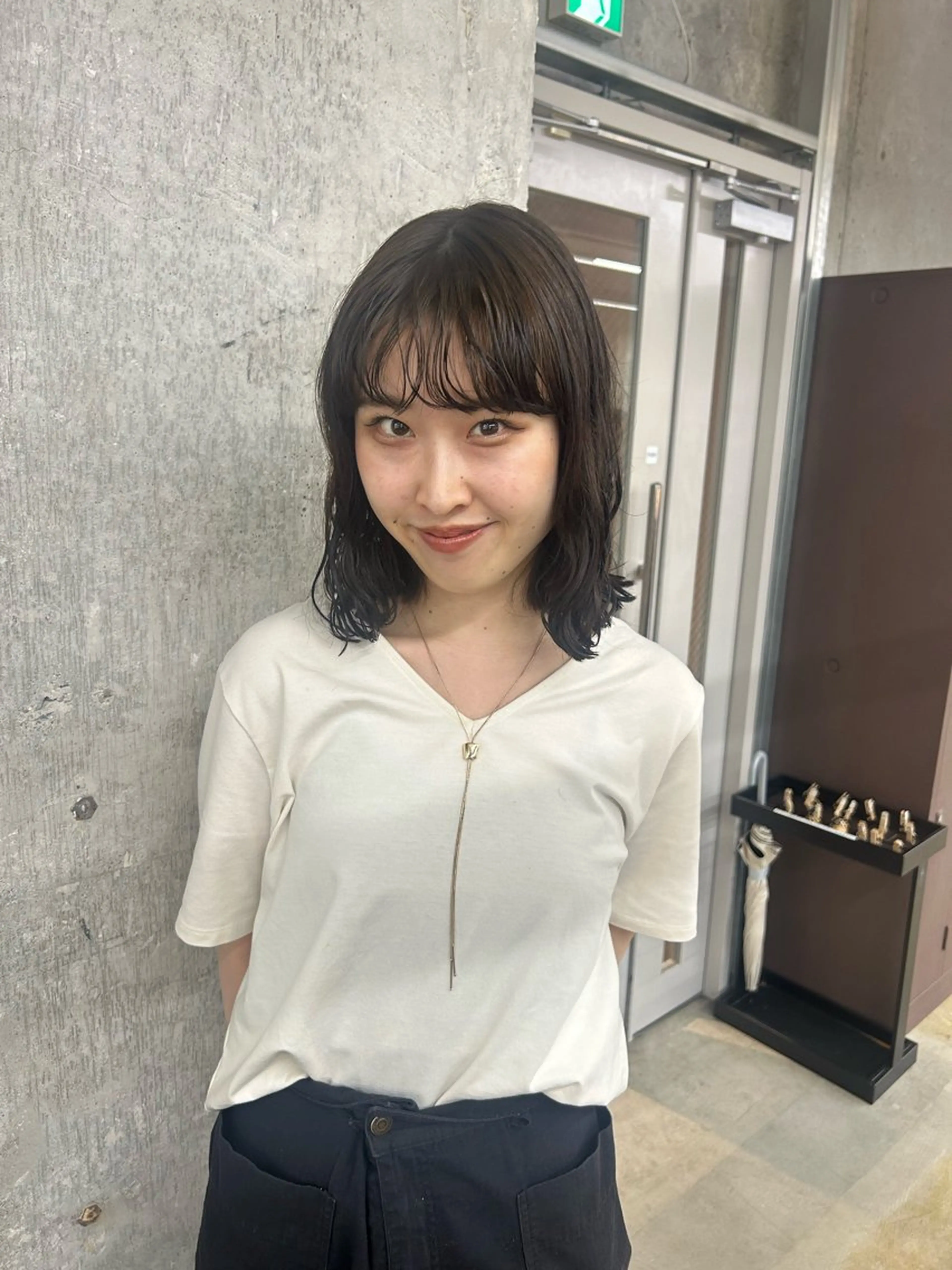 ミディアム パーマ 伊藤ほのか /パーマ/ショートのヘアスタイル