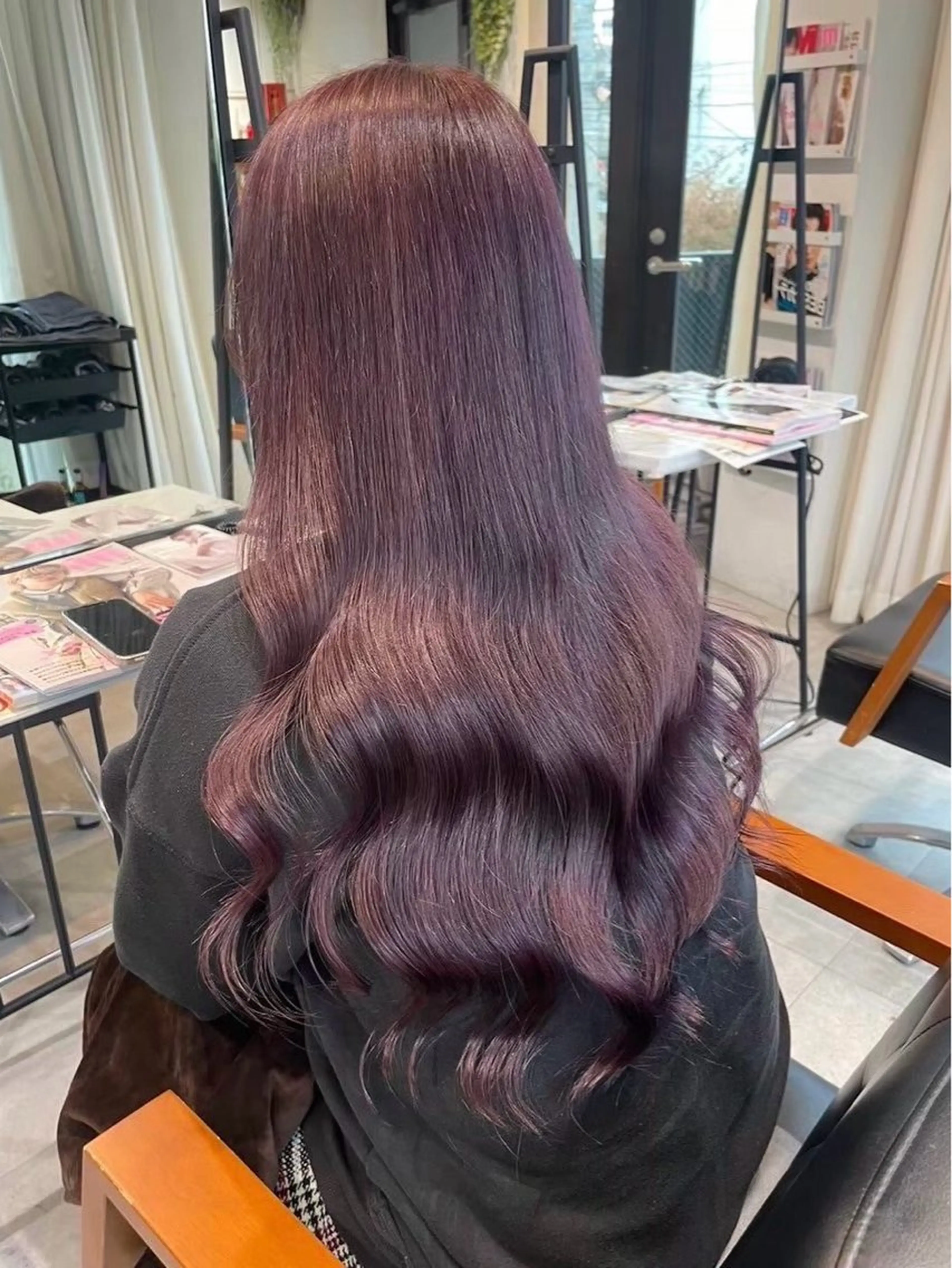 ロング ヘアカラー トリートメント 透明感カラー/まつ毛 パーマ/のの🍒のマツエク・マツパデザイン