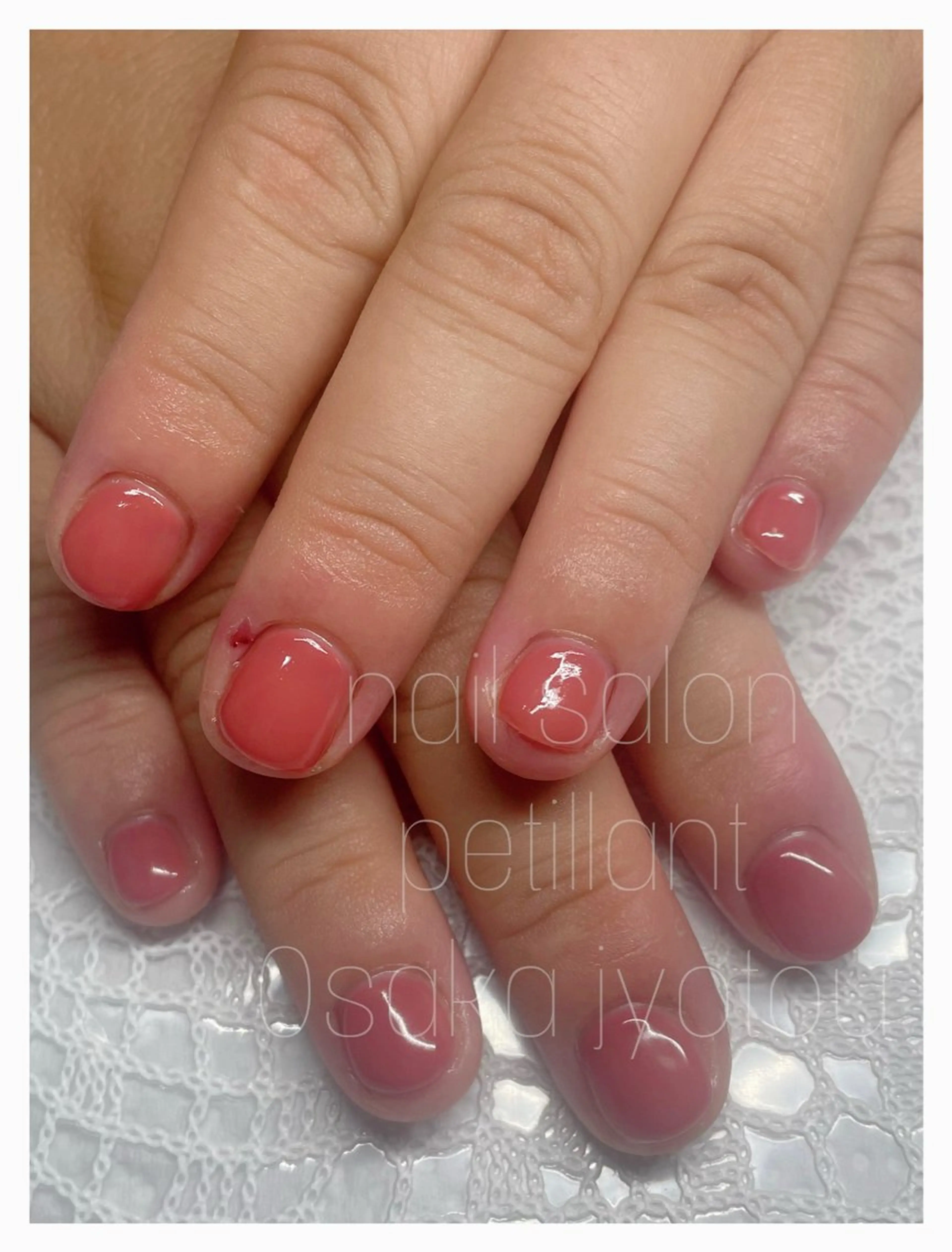 ネイル ピンク ハンドネイル ハンドケア petillant所属・nail salon petillantのネイルデザイン
