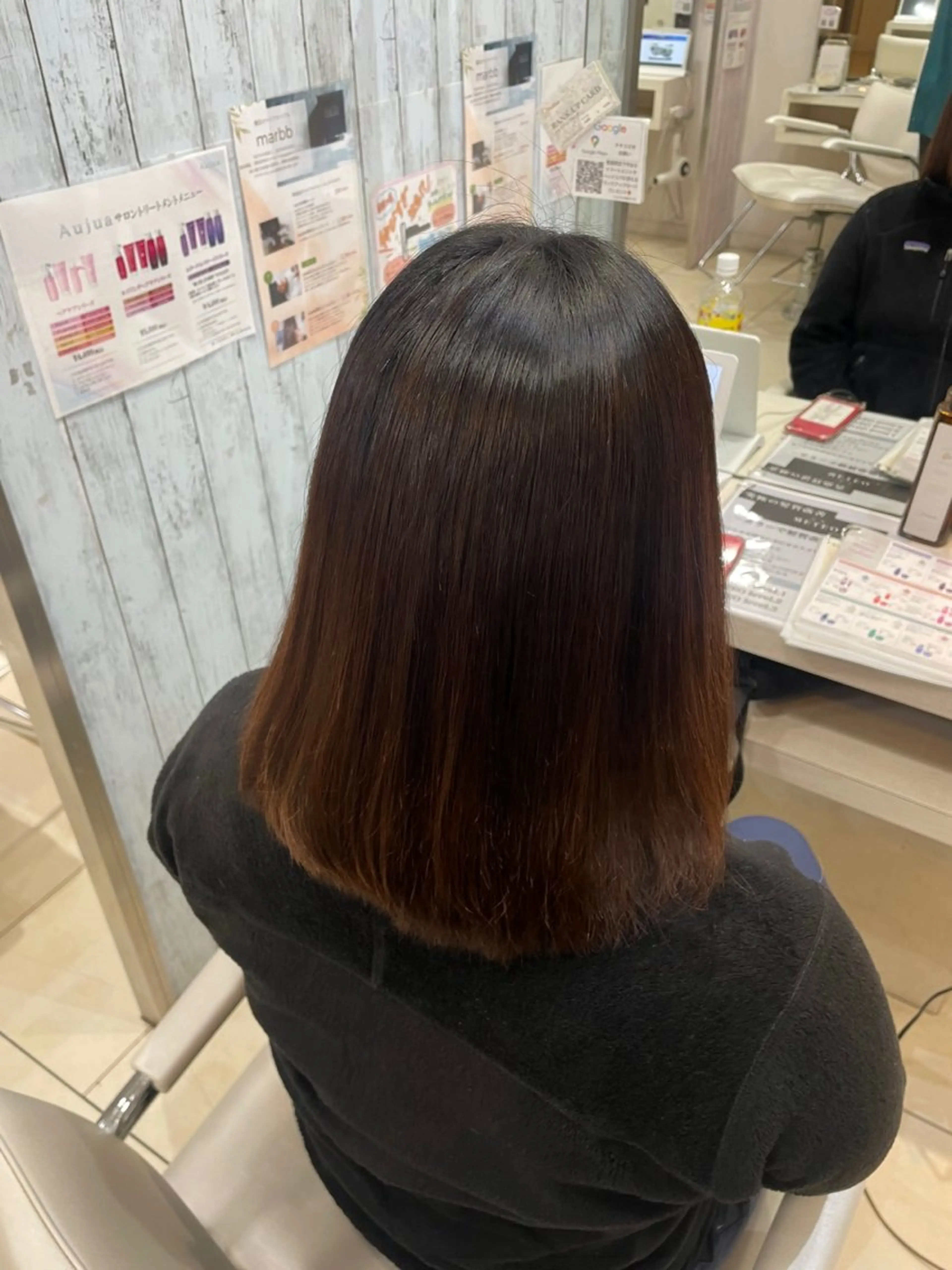 セミロング トリートメント 🌸髪質改善カラー MEI🌸のヘアスタイル